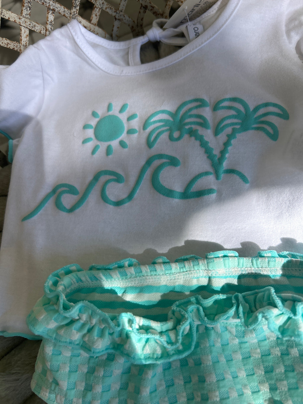 Conjunto braguita playa celeste