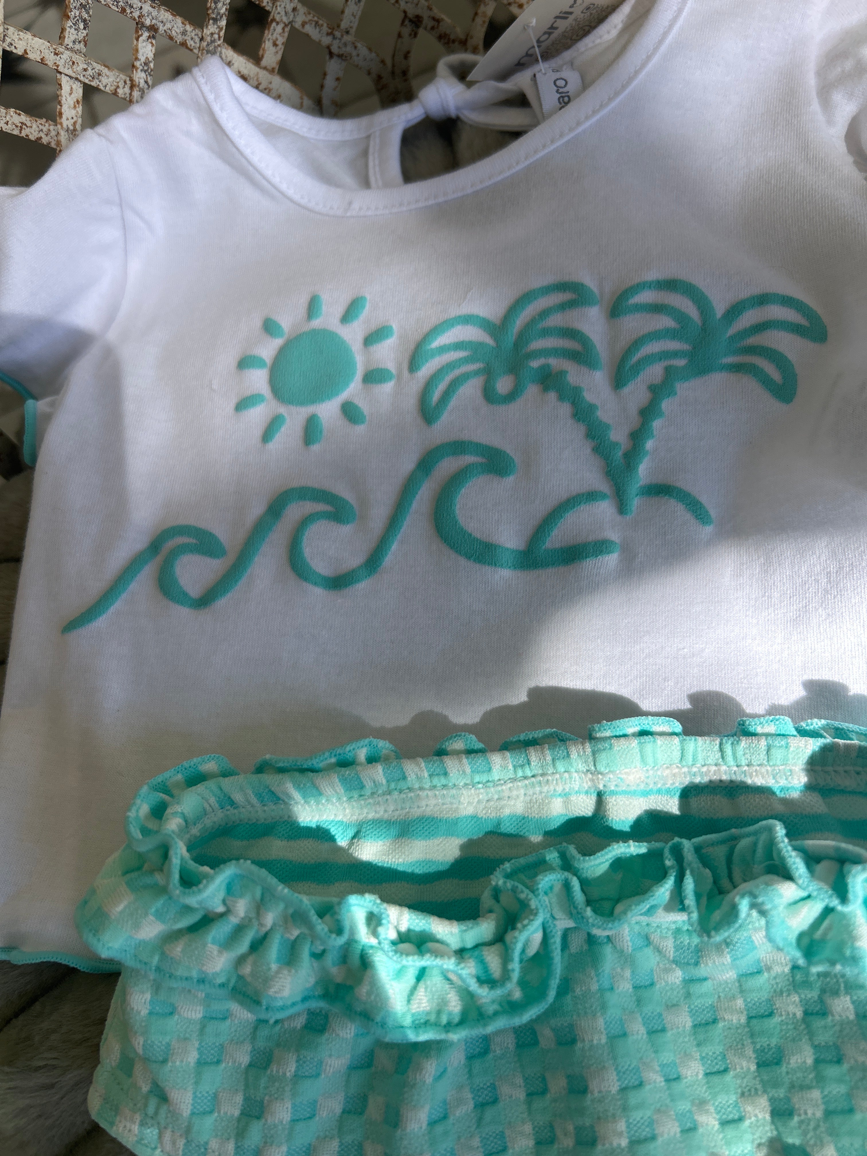 Conjunto braguita playa celeste
