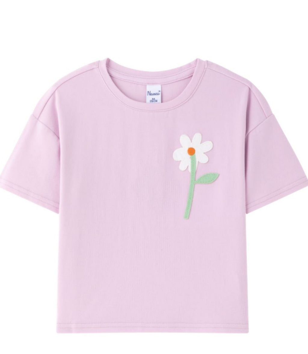 CAMISETA MARGA ROSA LILA