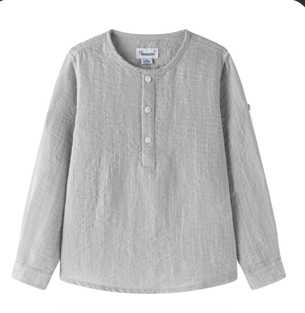 Camisa de vestir gris JBV96243