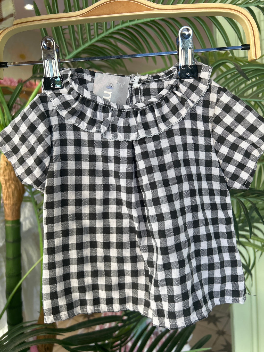 Conjunto vichy negro
