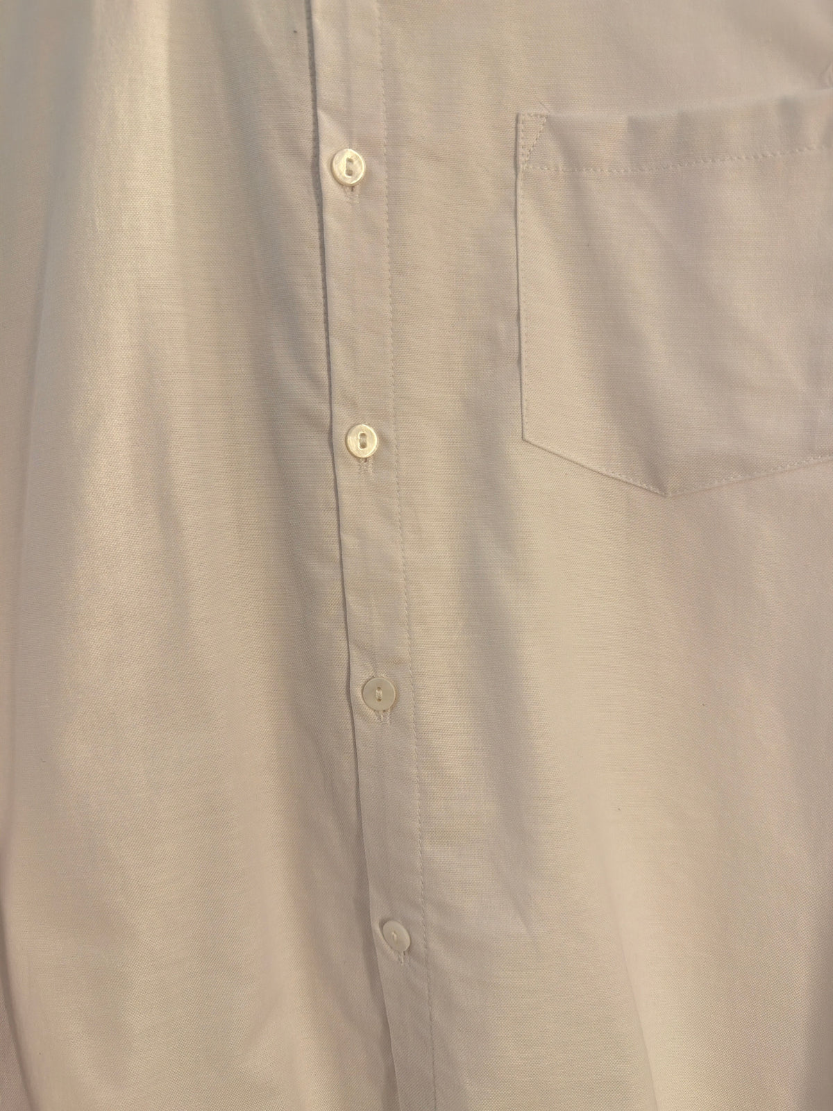 Camisa blanca vestir con cuello