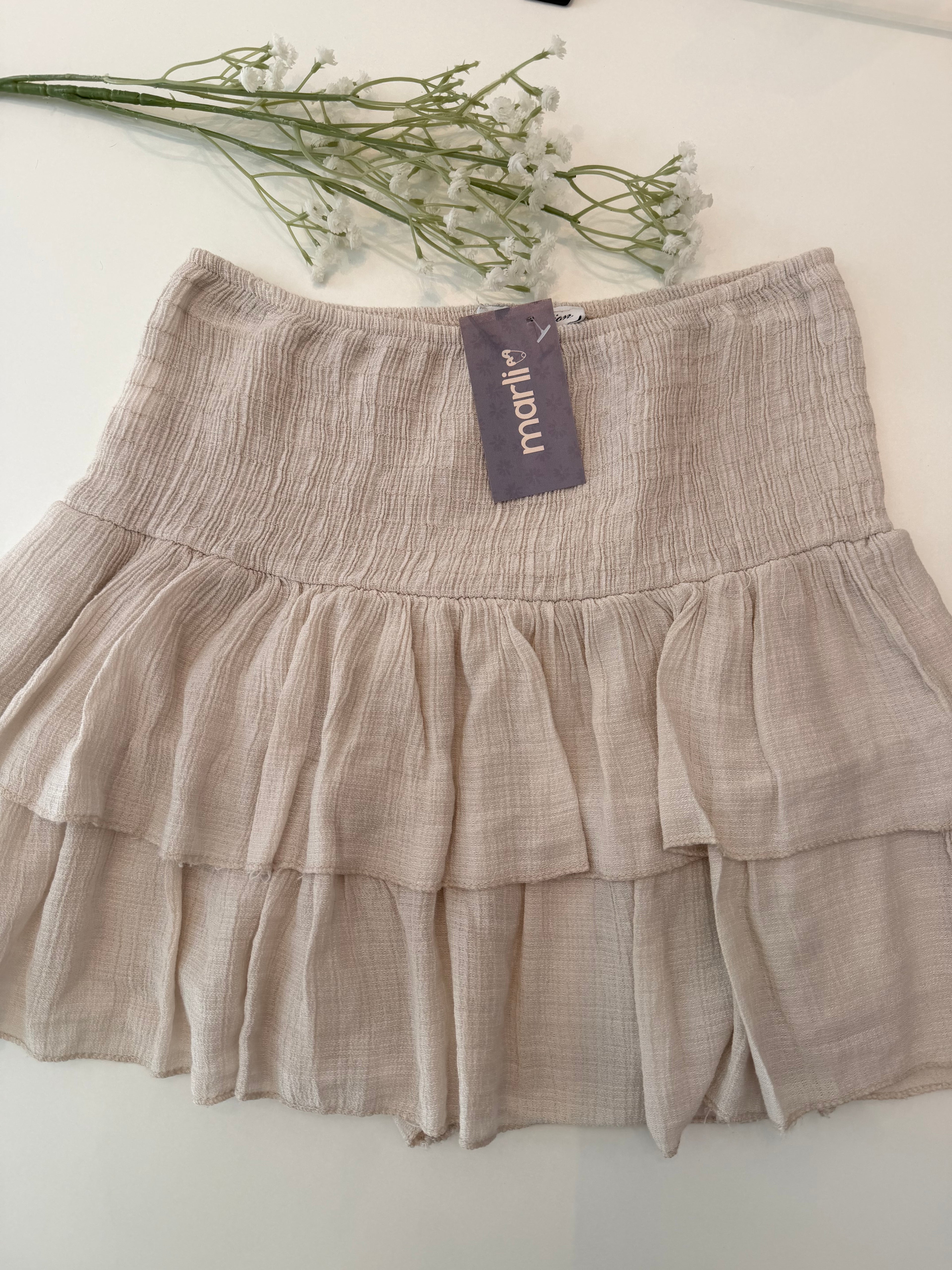 Falda pantalón camel