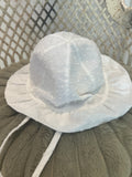 Sombrero blanco plumeti