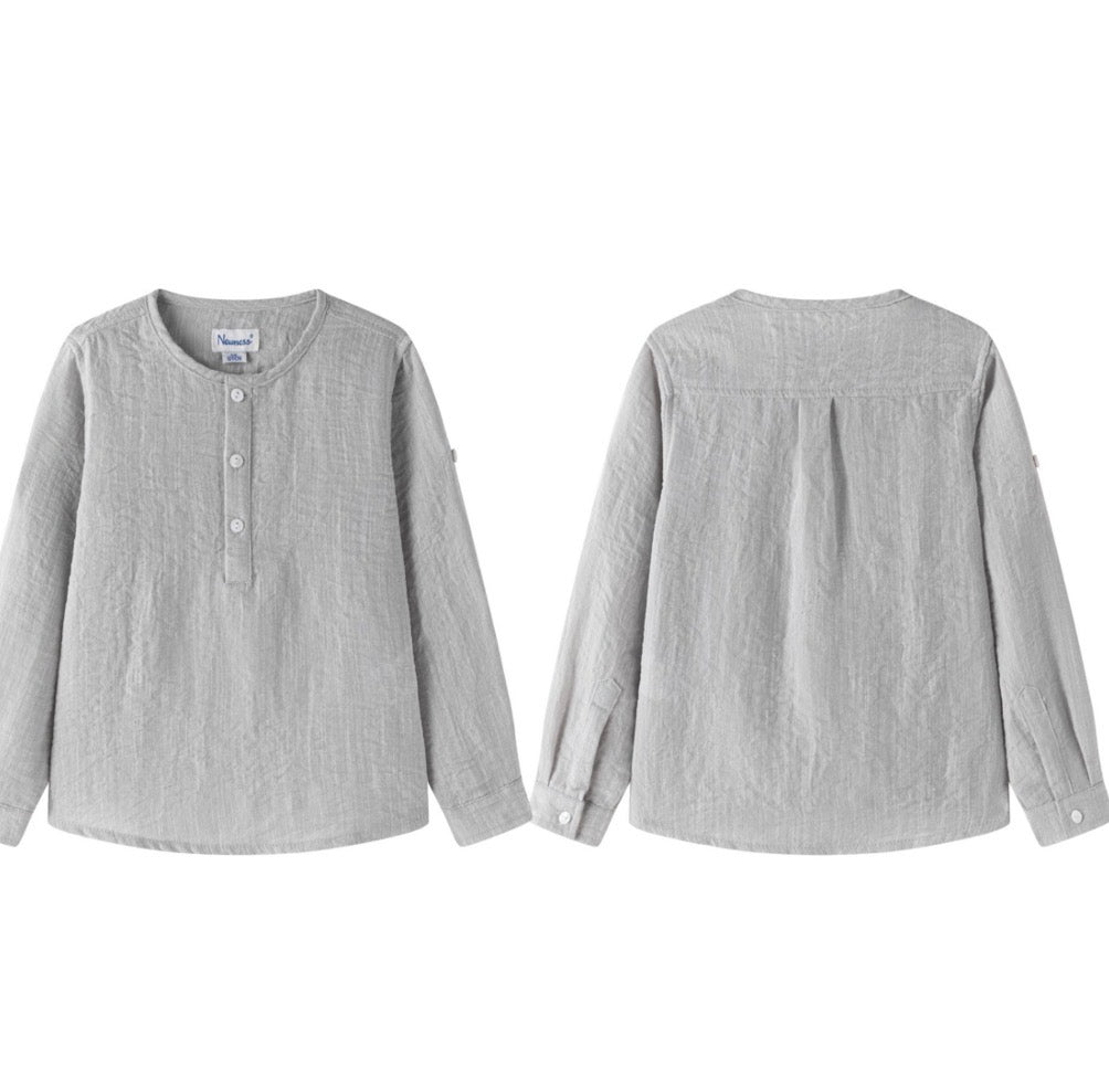 Camisa de vestir gris JBV96243
