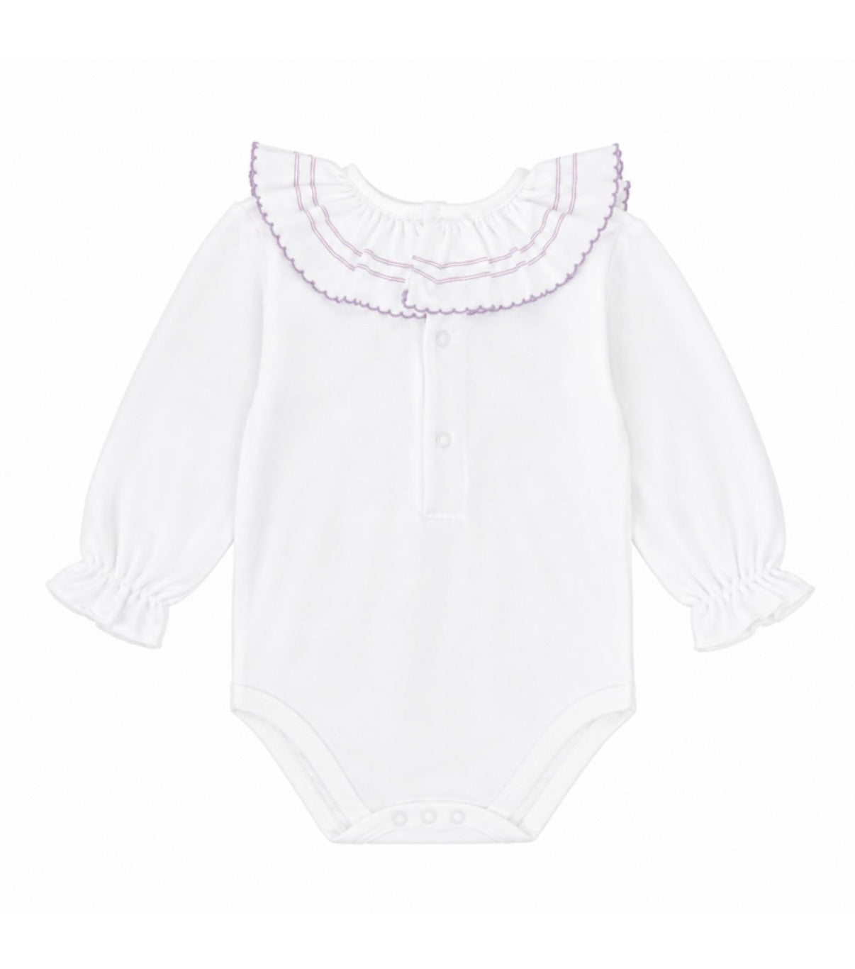 Body cuello volante lila
