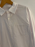 Camisa blanca vestir con cuello