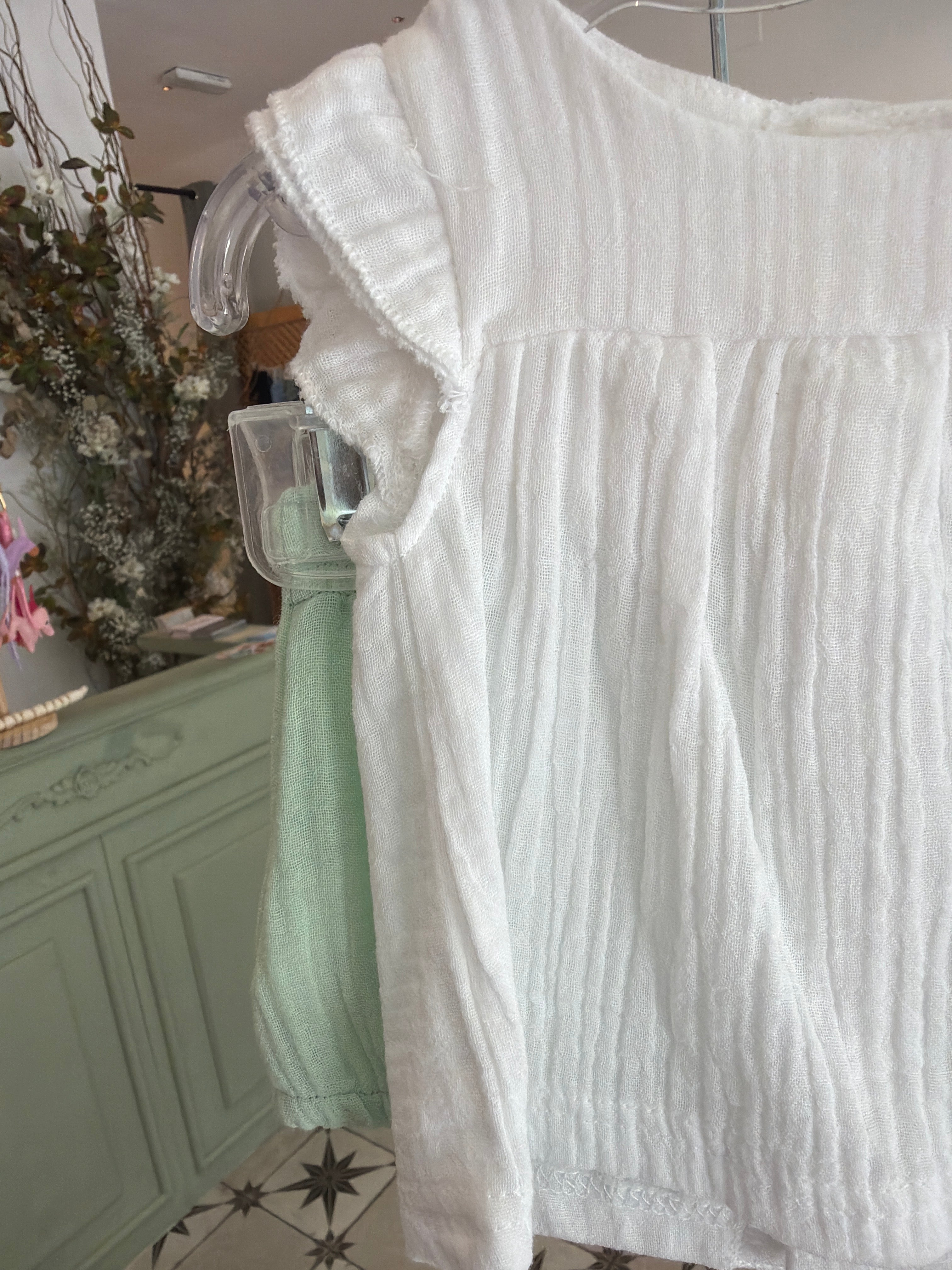 Conjunto verde agua