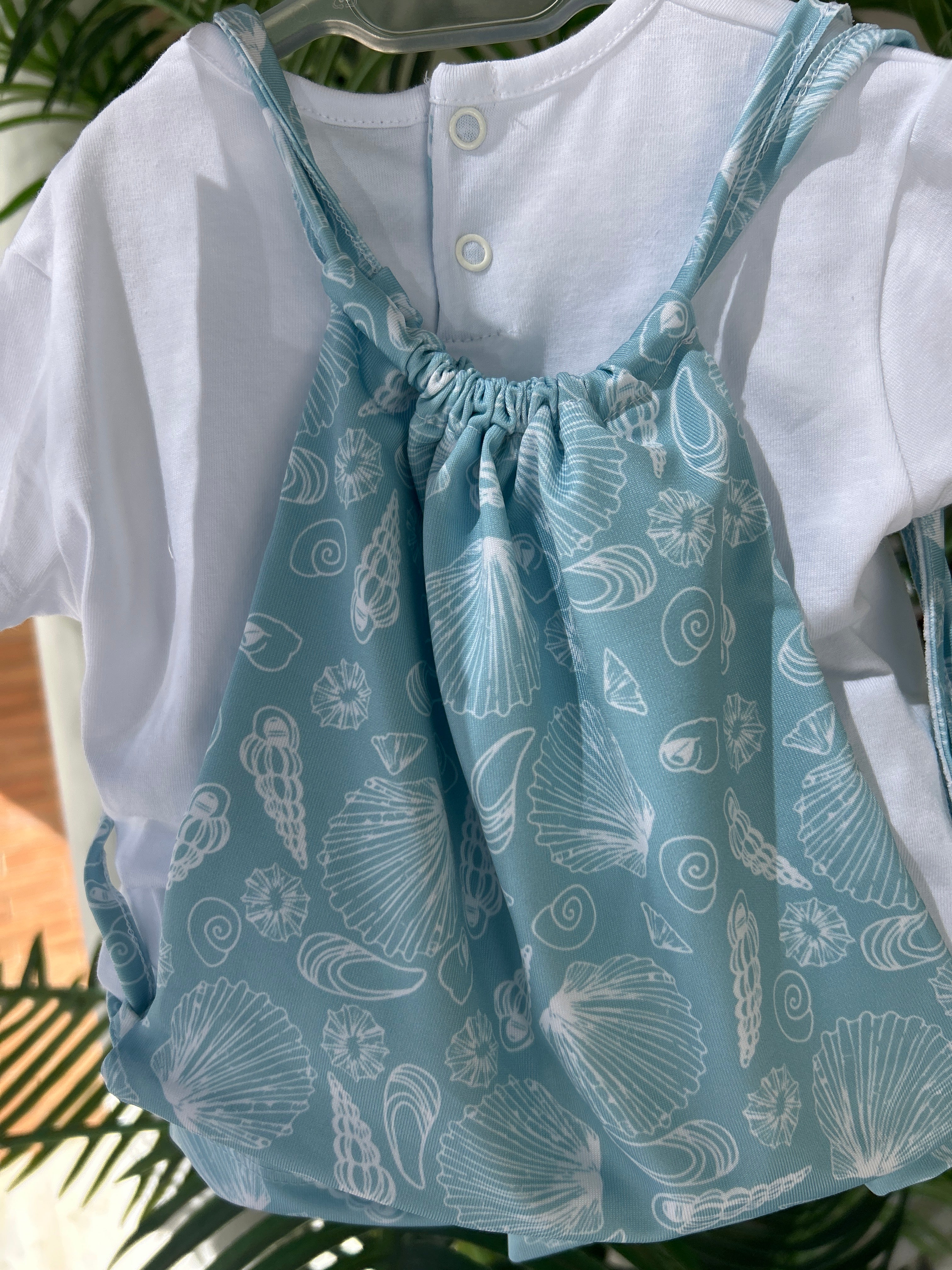 Conjunto bañador caracola niño