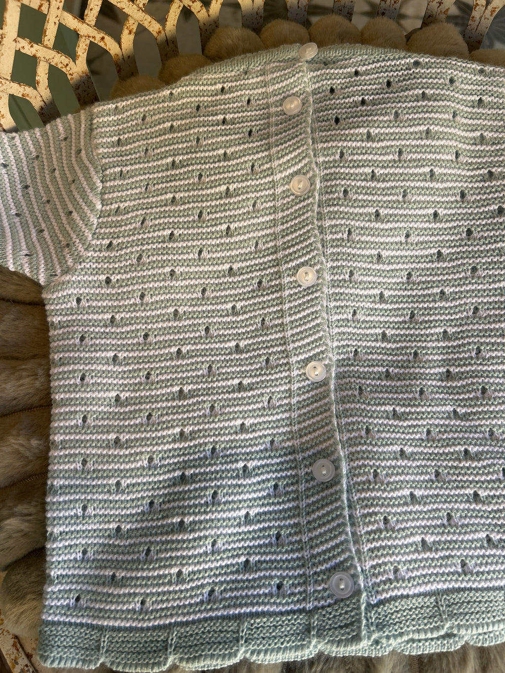 Conjunto hilo verde claro