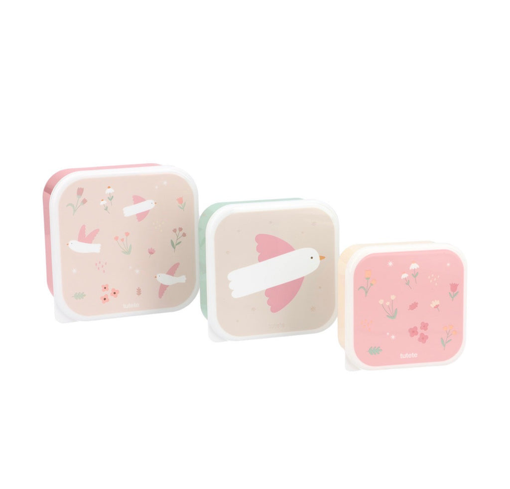 3 cajas almuerzo Blossom Birds