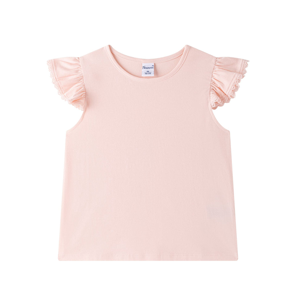 Camiseta básica rosa palo