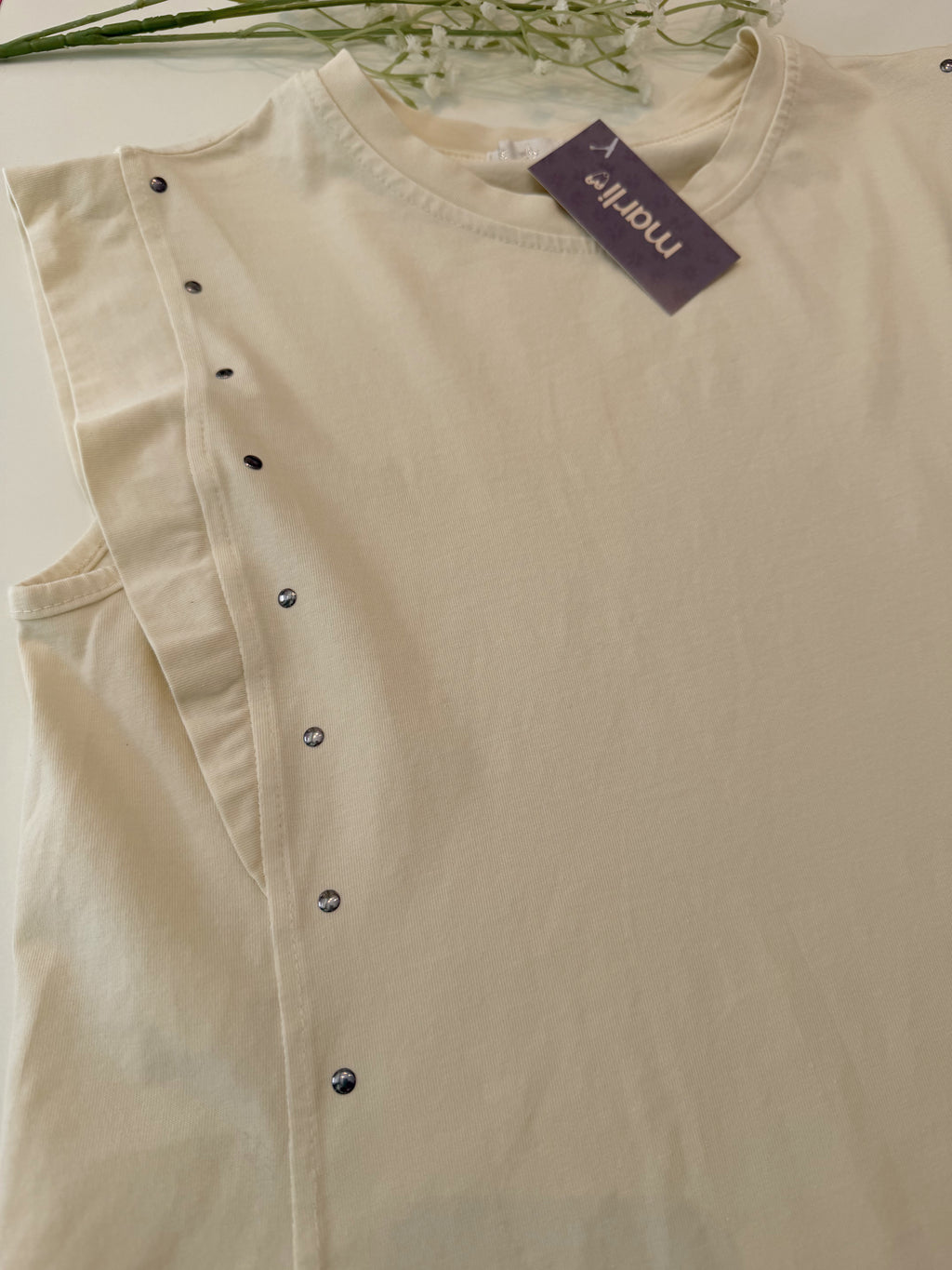 Camiseta tachuela camel