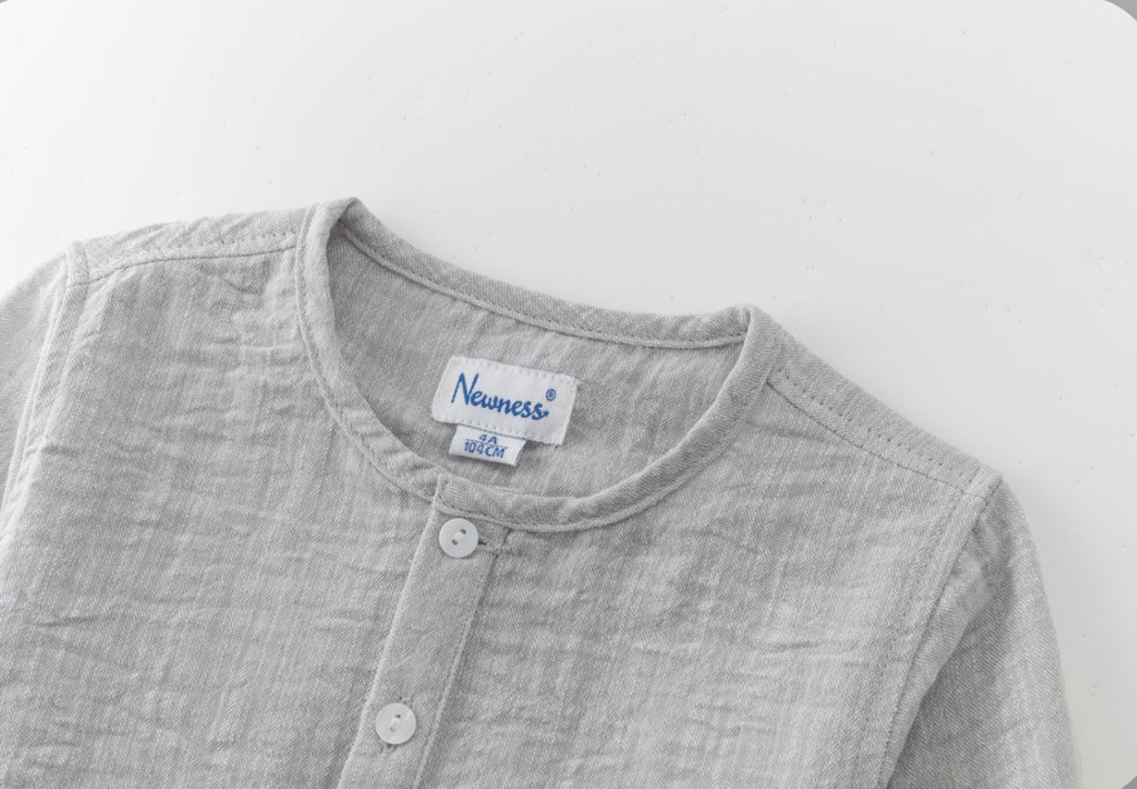 Camisa de vestir gris JBV96243