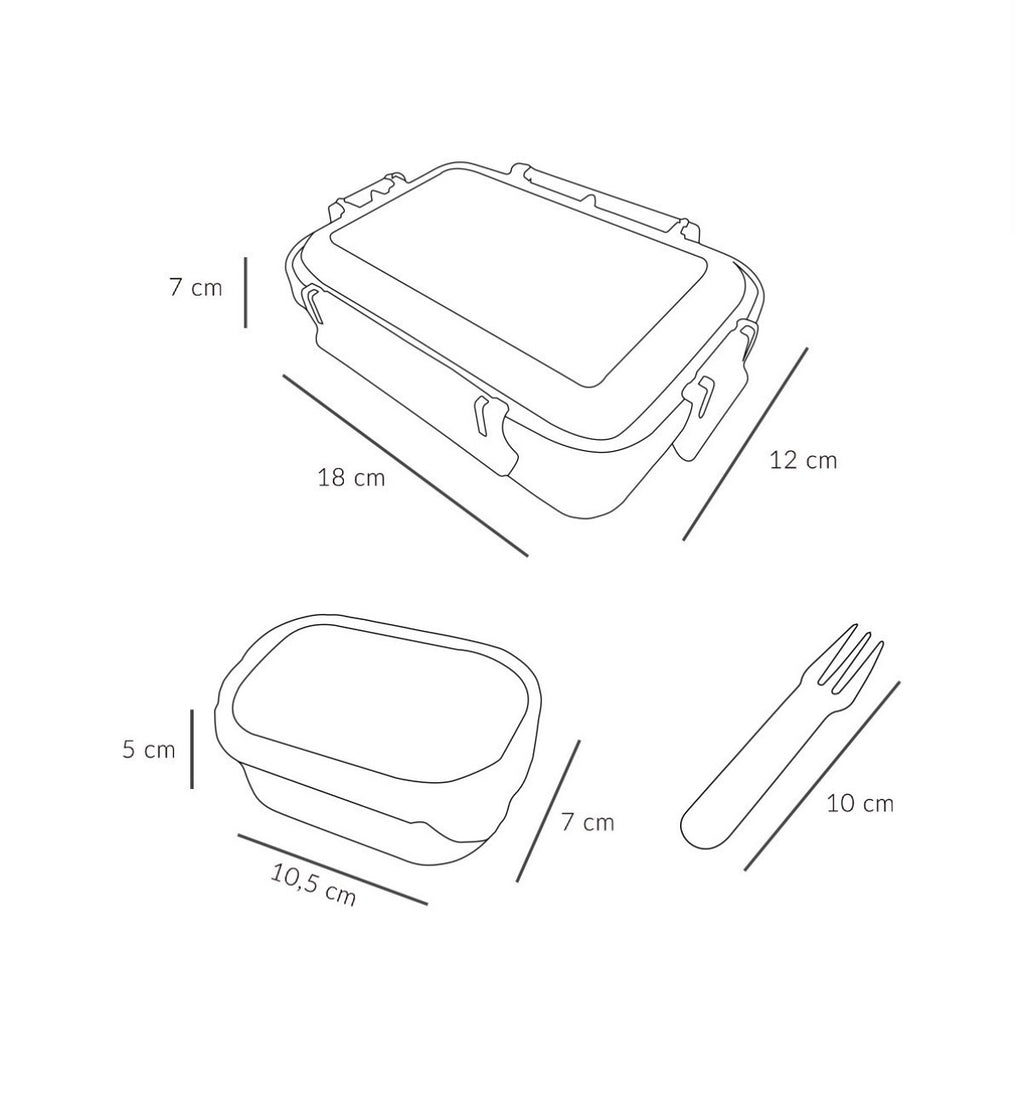 Caja almuerzo Bento Blossom Birds