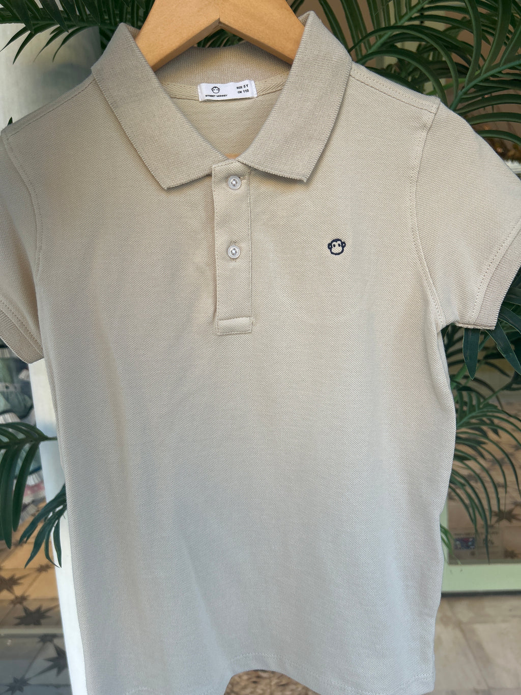 Polo beig mono