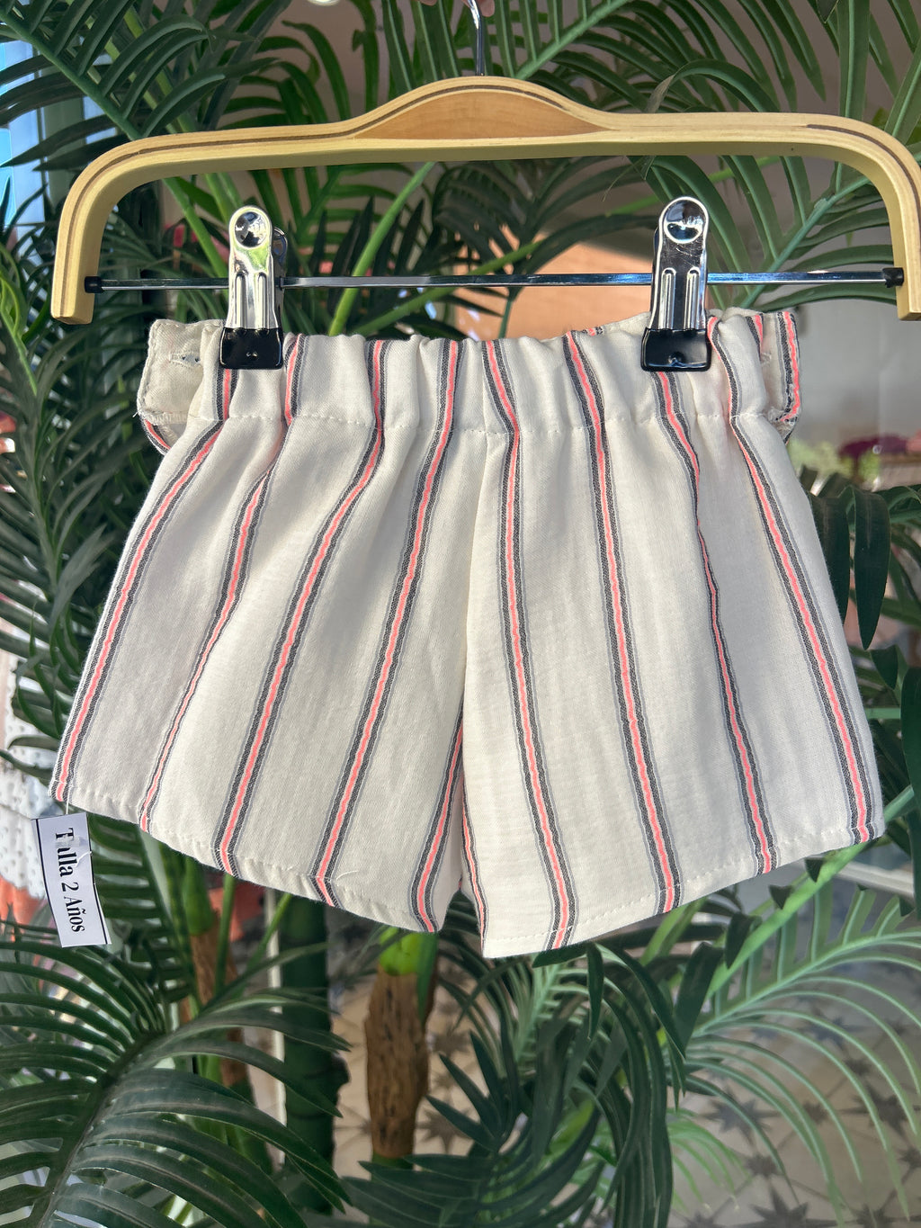 Pantalones rayas flúor