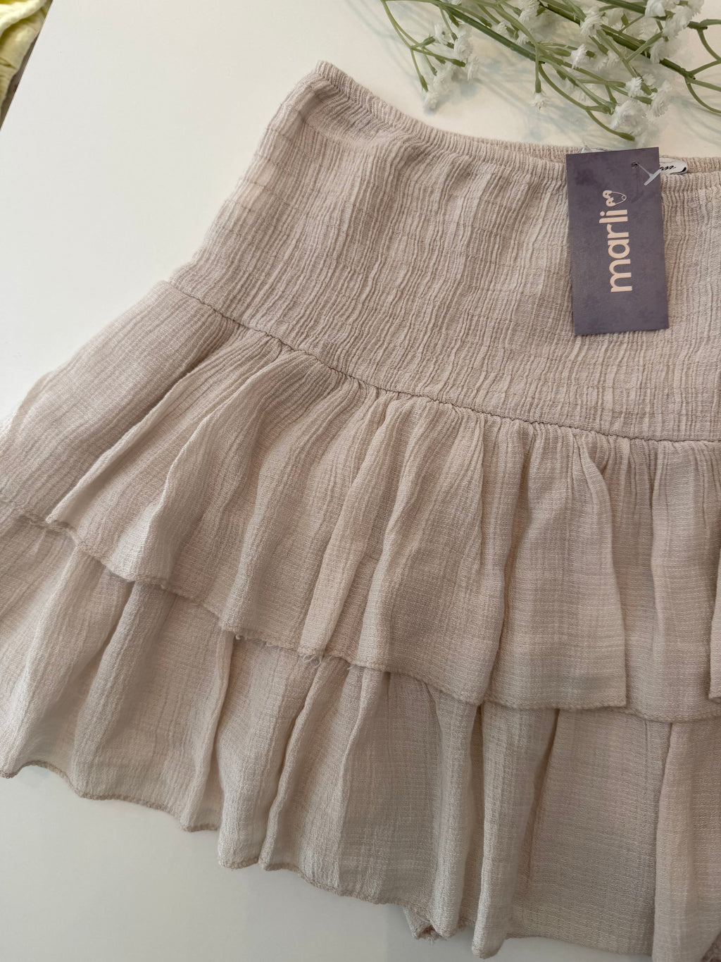 Falda pantalón camel