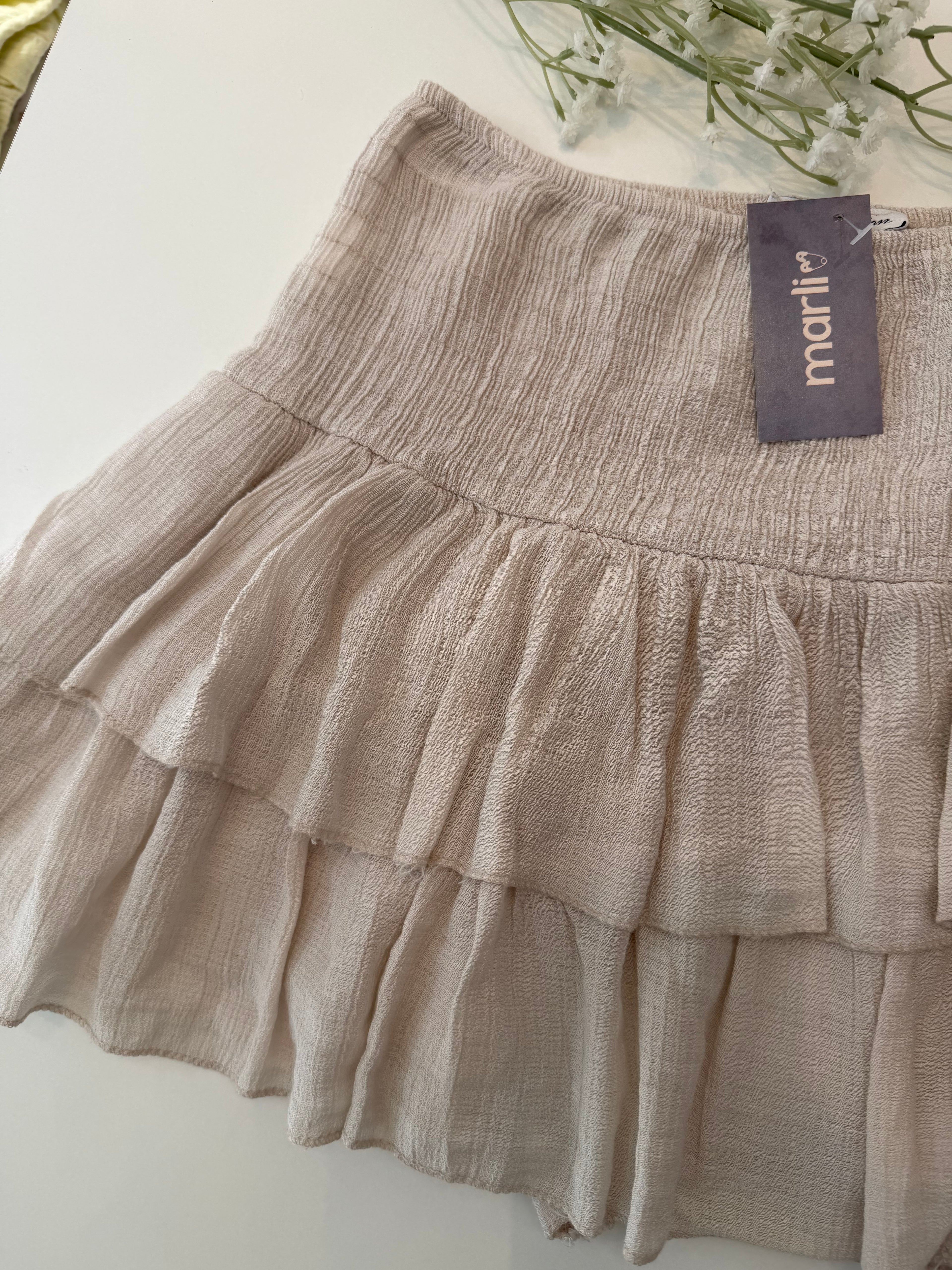 Falda pantalón camel