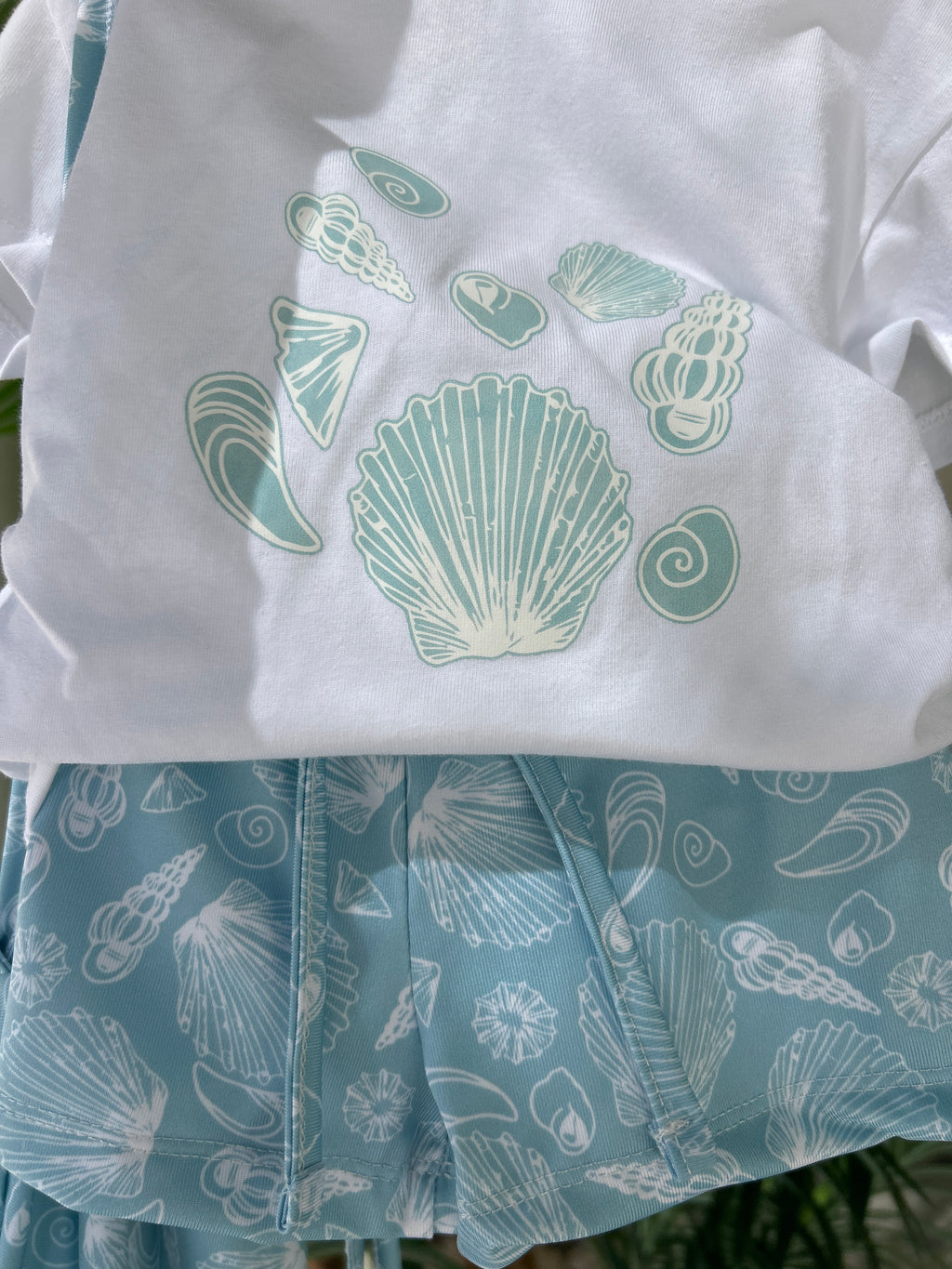 Conjunto bañador caracola niño