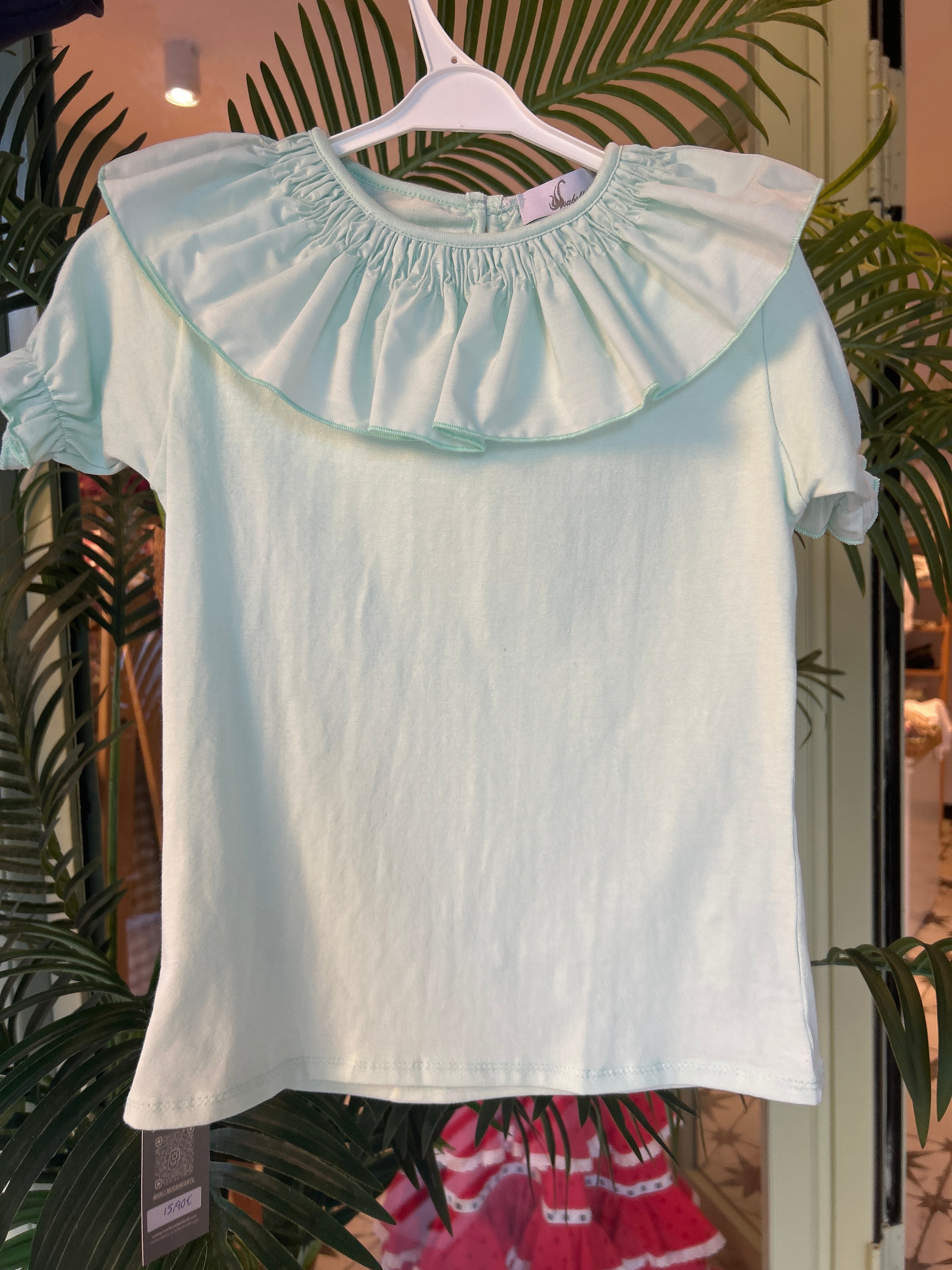 Camisa verde agua