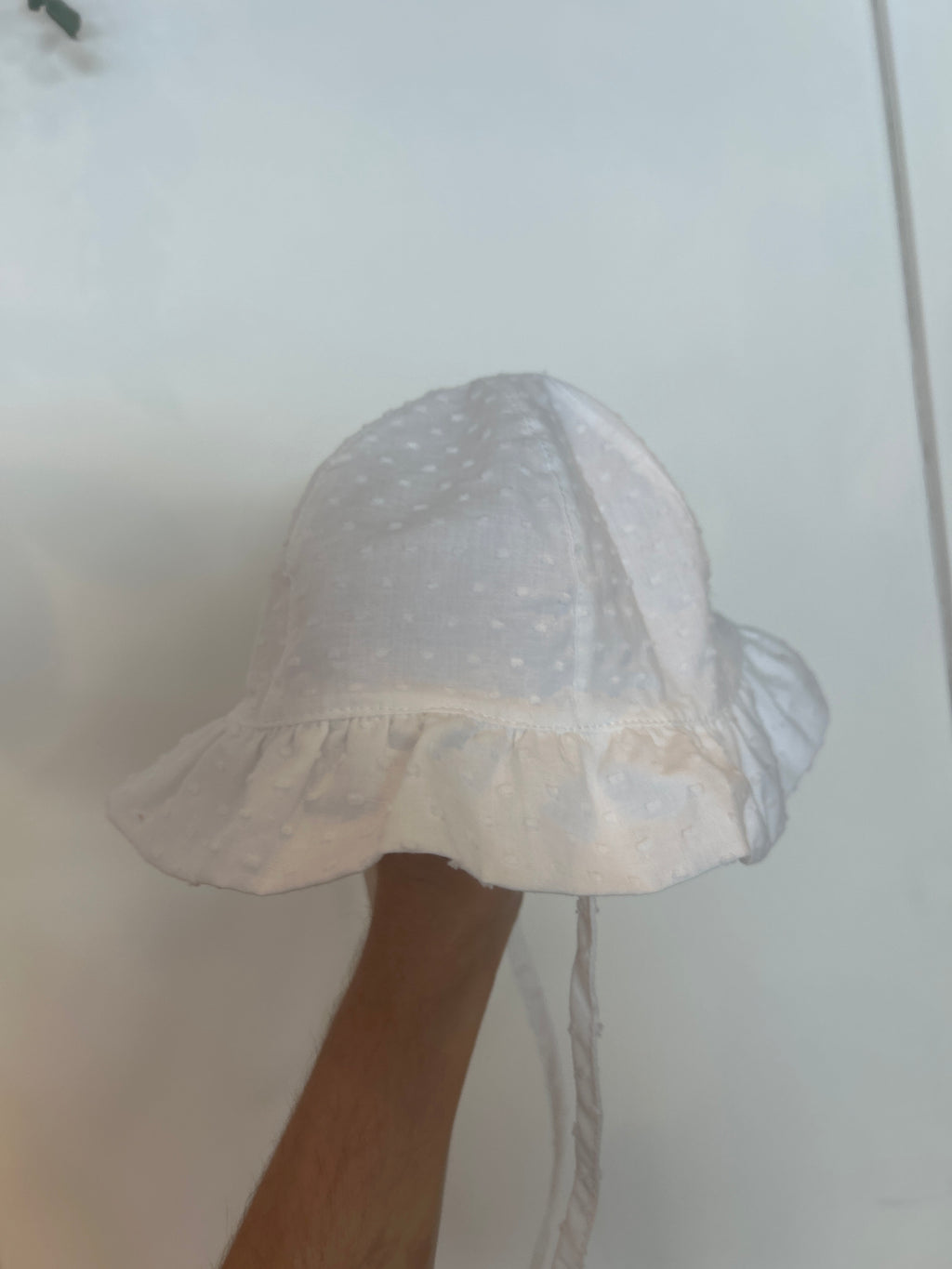 Sombrero blanco plumeti