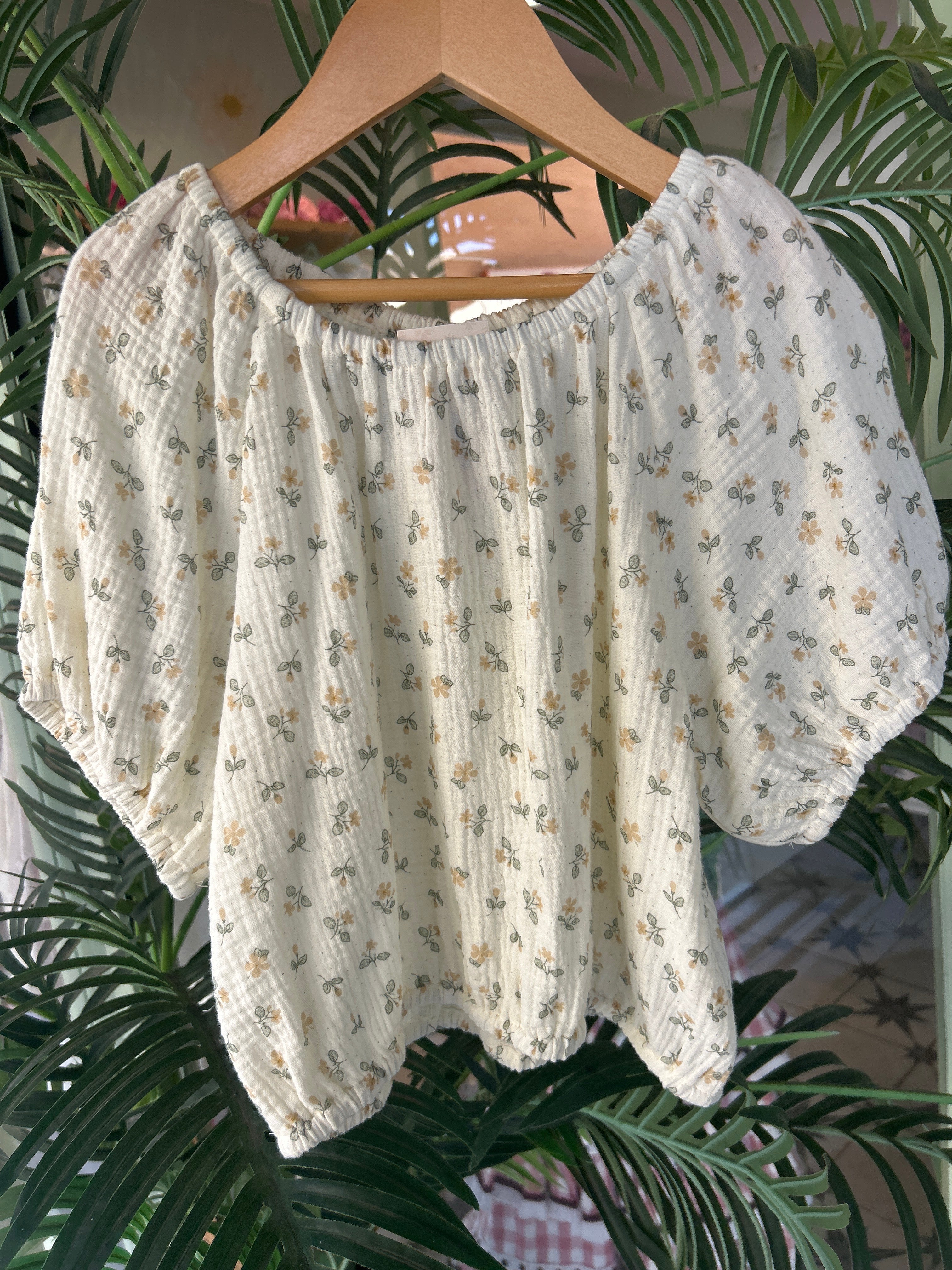 Camisa bambula flores