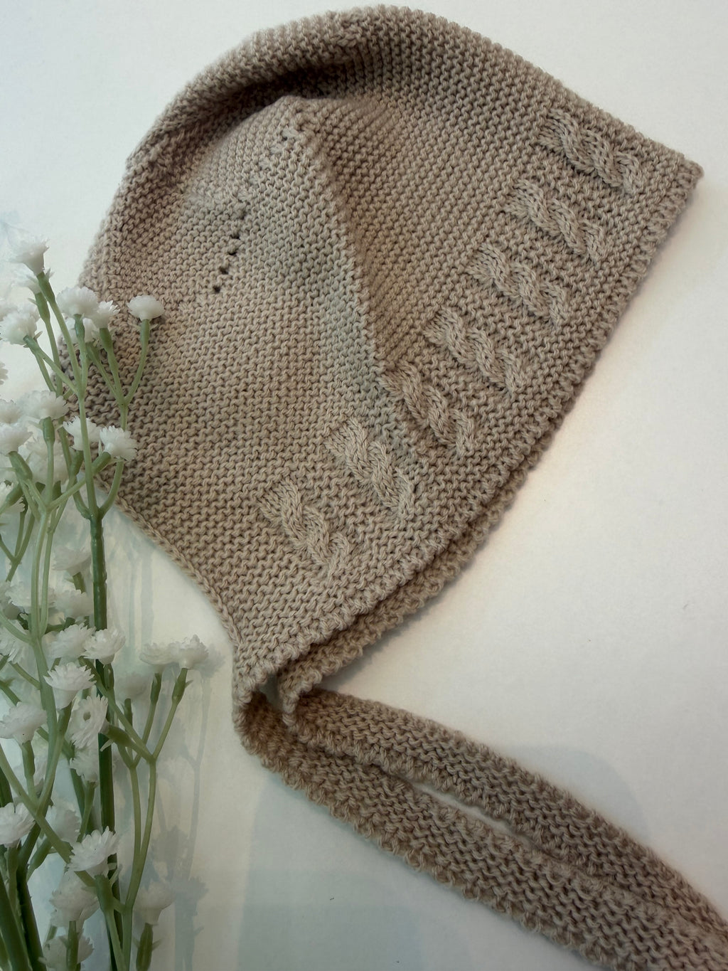 Capota unisex lana camel