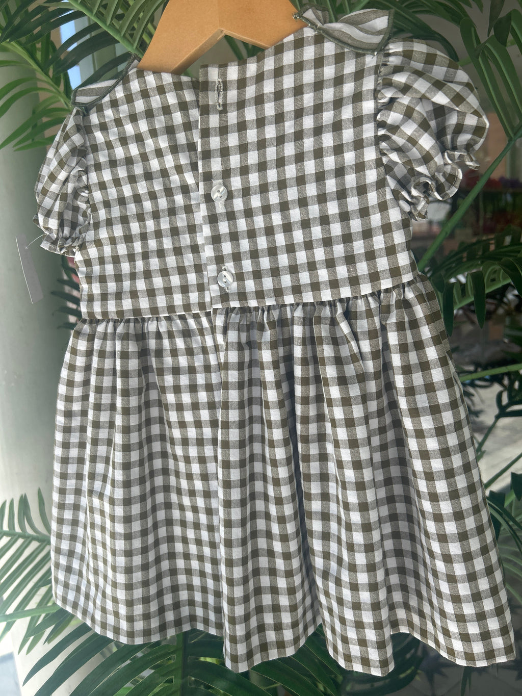 Vestido vichy verde Matilda