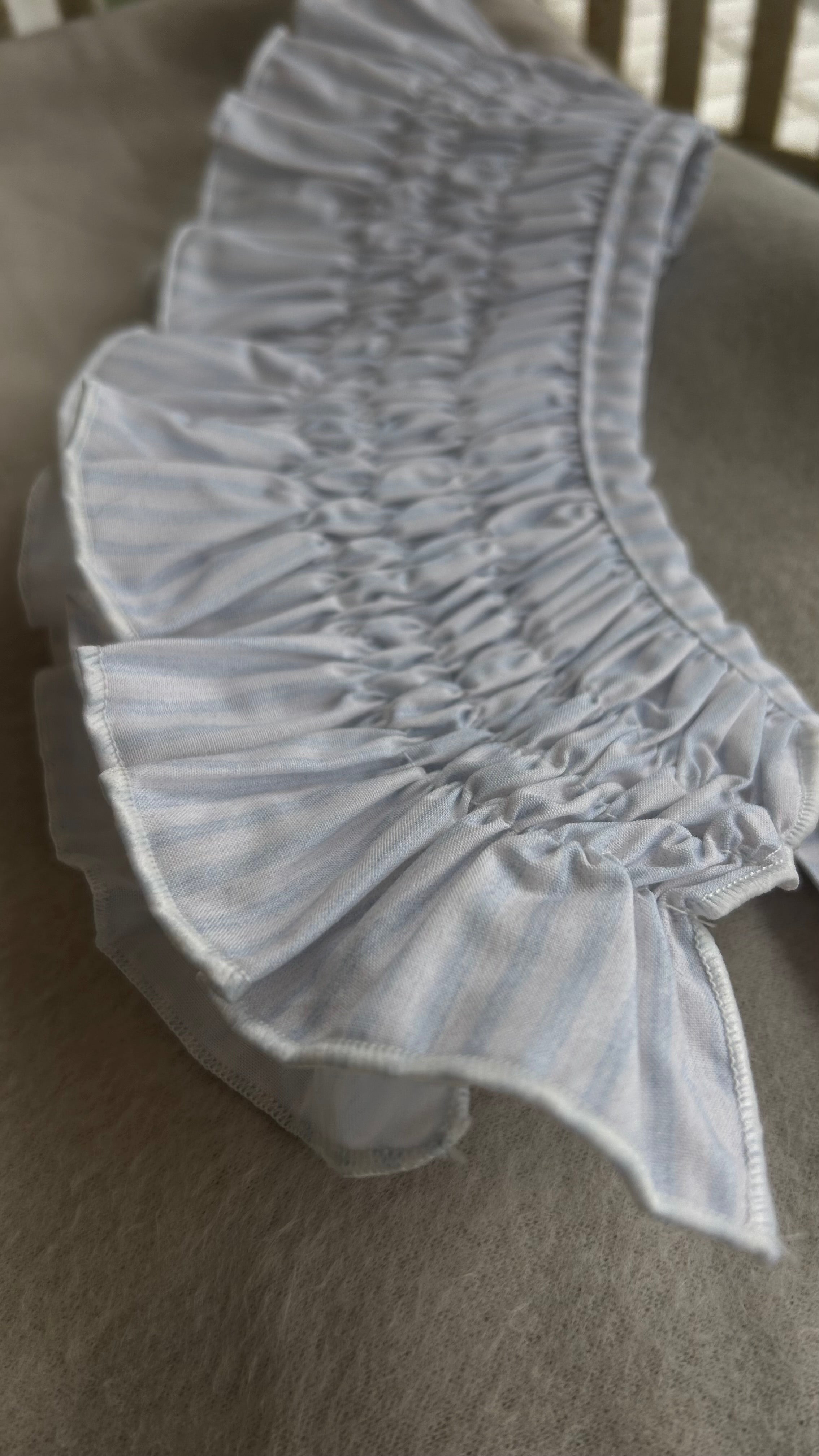 MAXI CUELLO RAYAS BLANCO Y AZUL GRISÁCEO