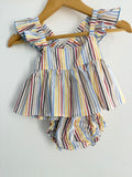 Conjunto rayas verano