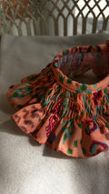 MAXI CUELLO NARANJA ESTAMPADO