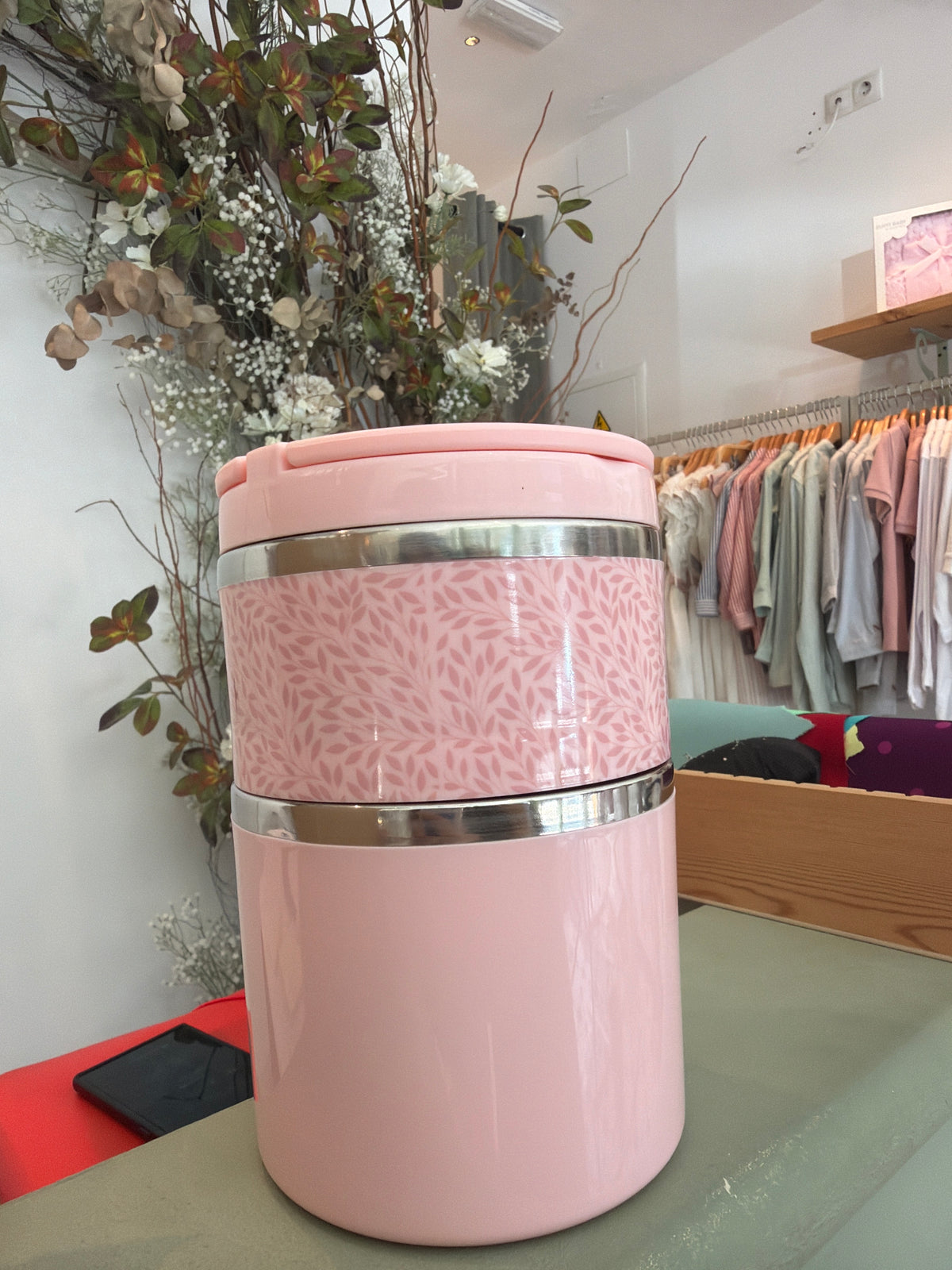 Termo papillero rosa P 6626