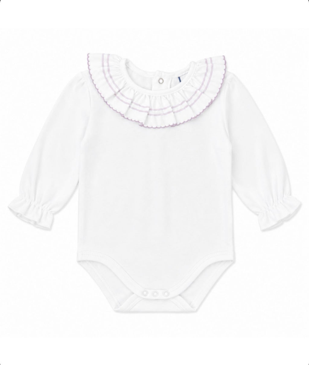 Body cuello volante lila
