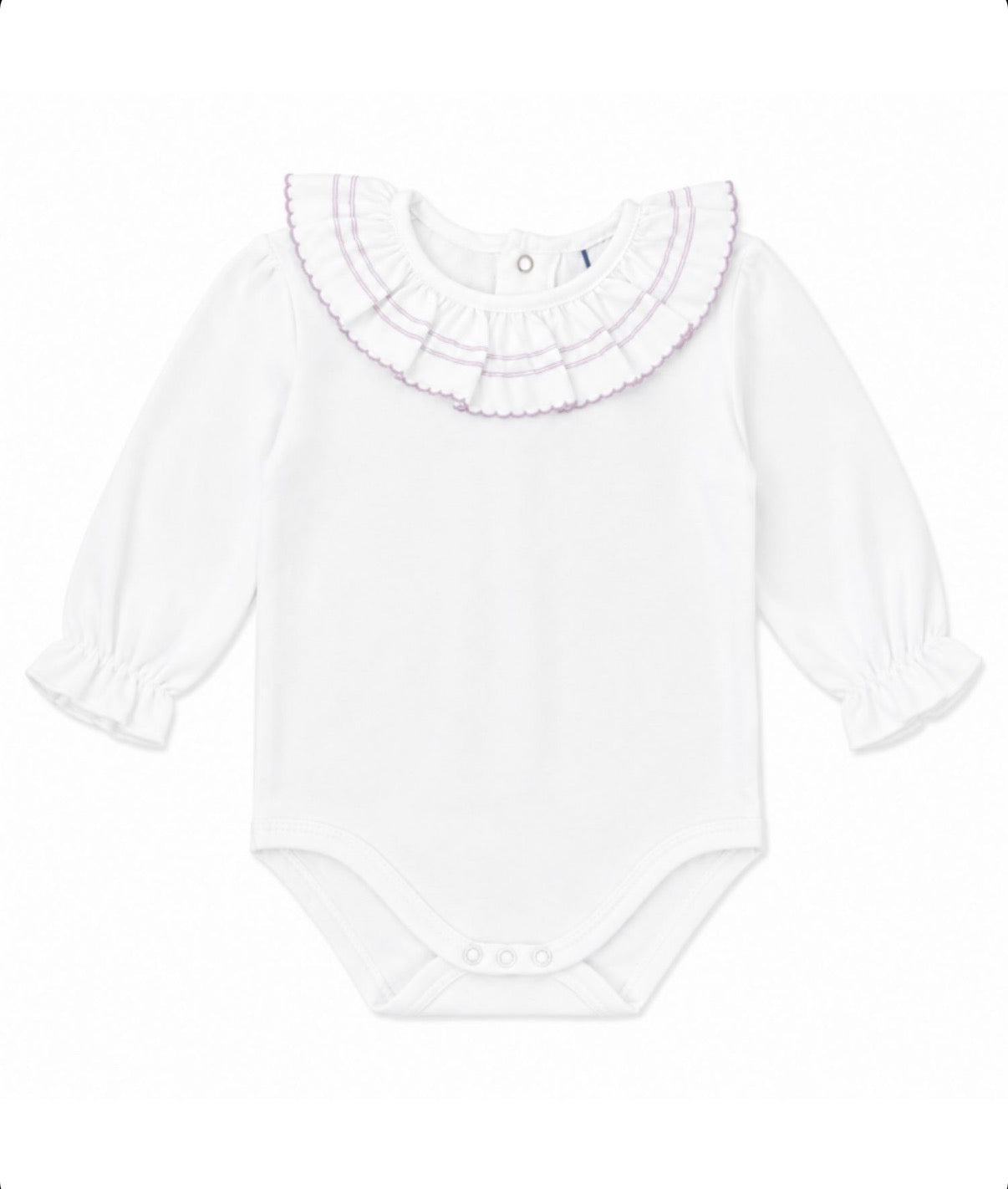 Body cuello volante lila