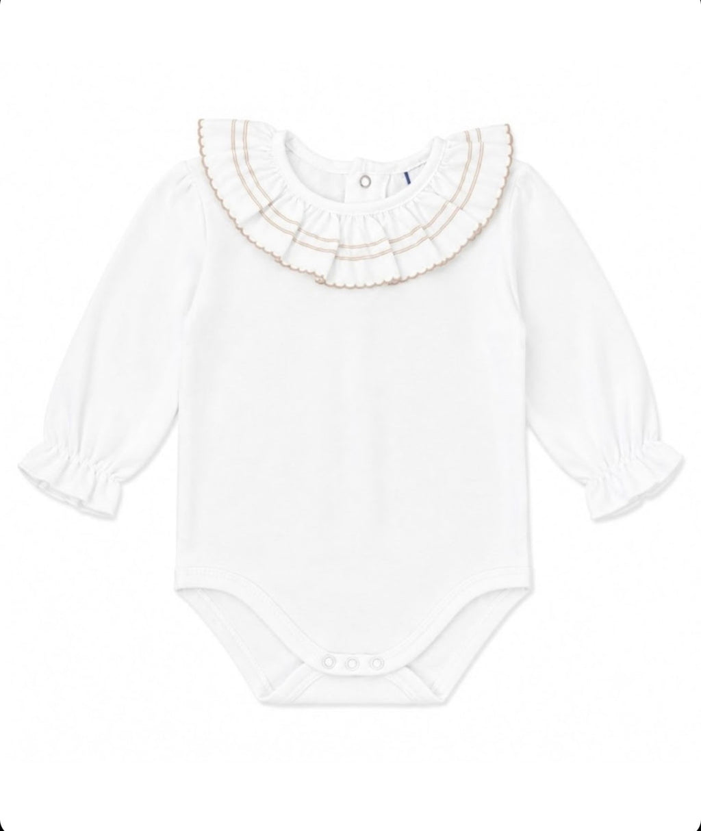 Body cuello volante camel