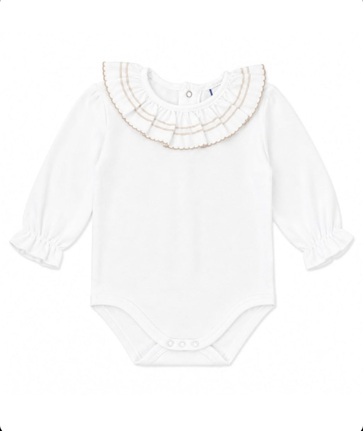 Body cuello volante camel