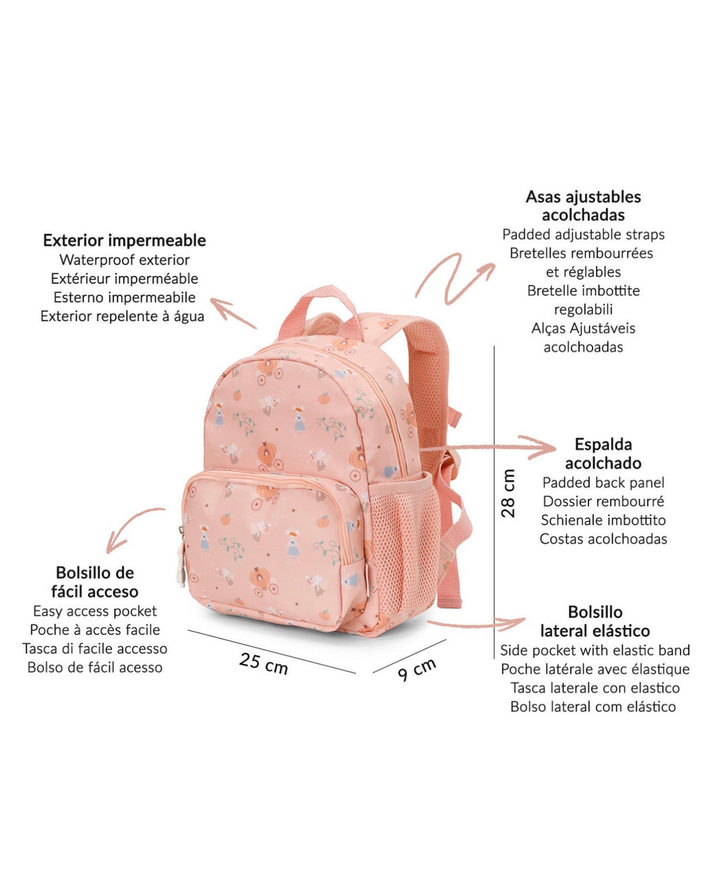 Mochila Cenicienta