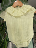 Pelele bambula amarillo
