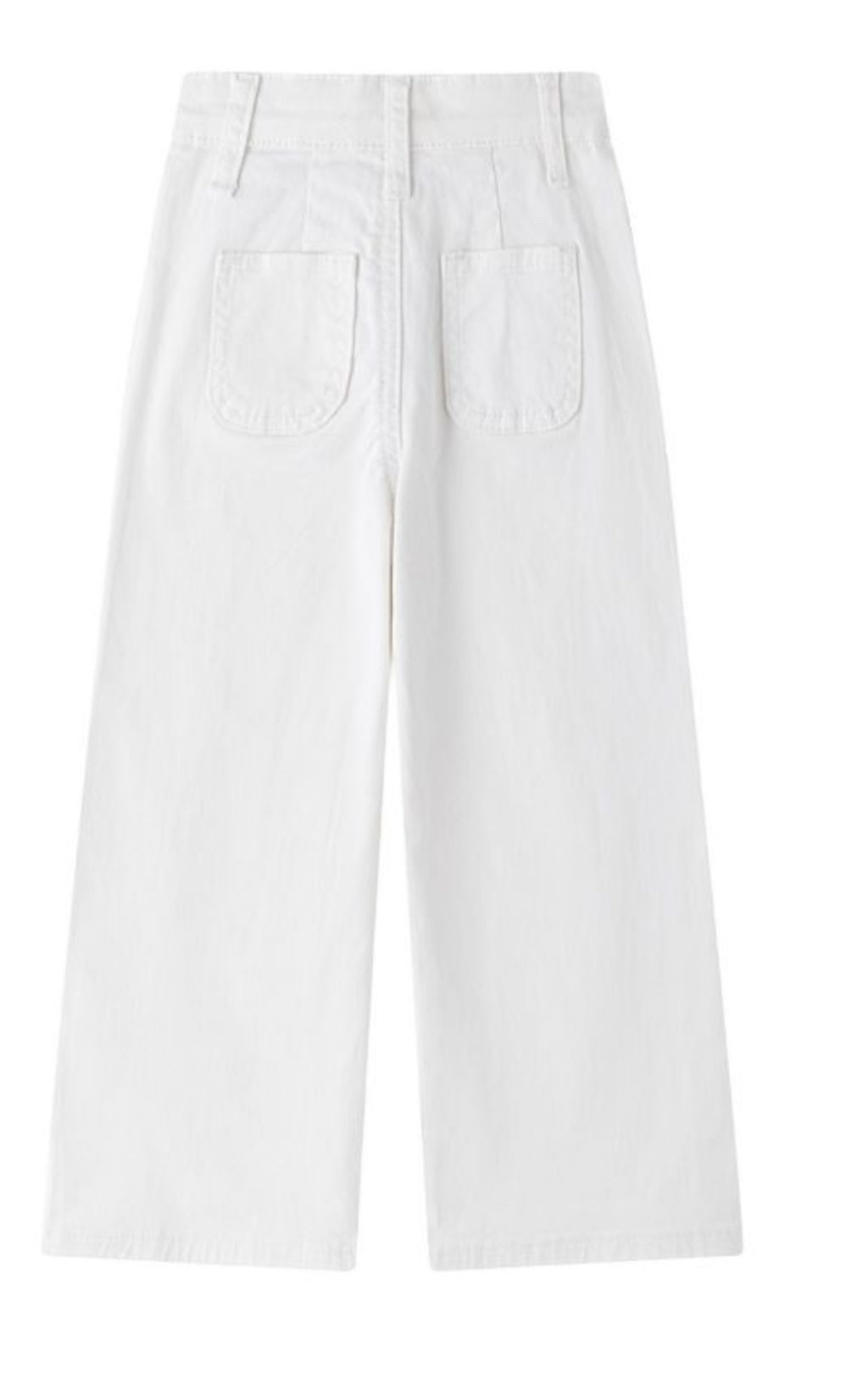 JEANS BLANCOS FLOR BOLSILLO