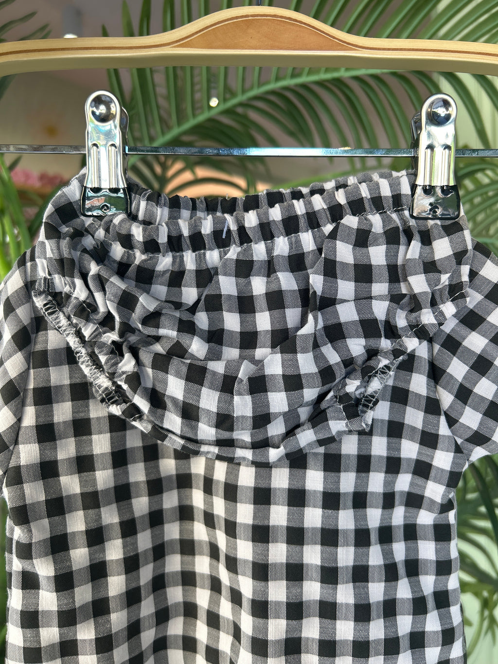 Conjunto vichy negro