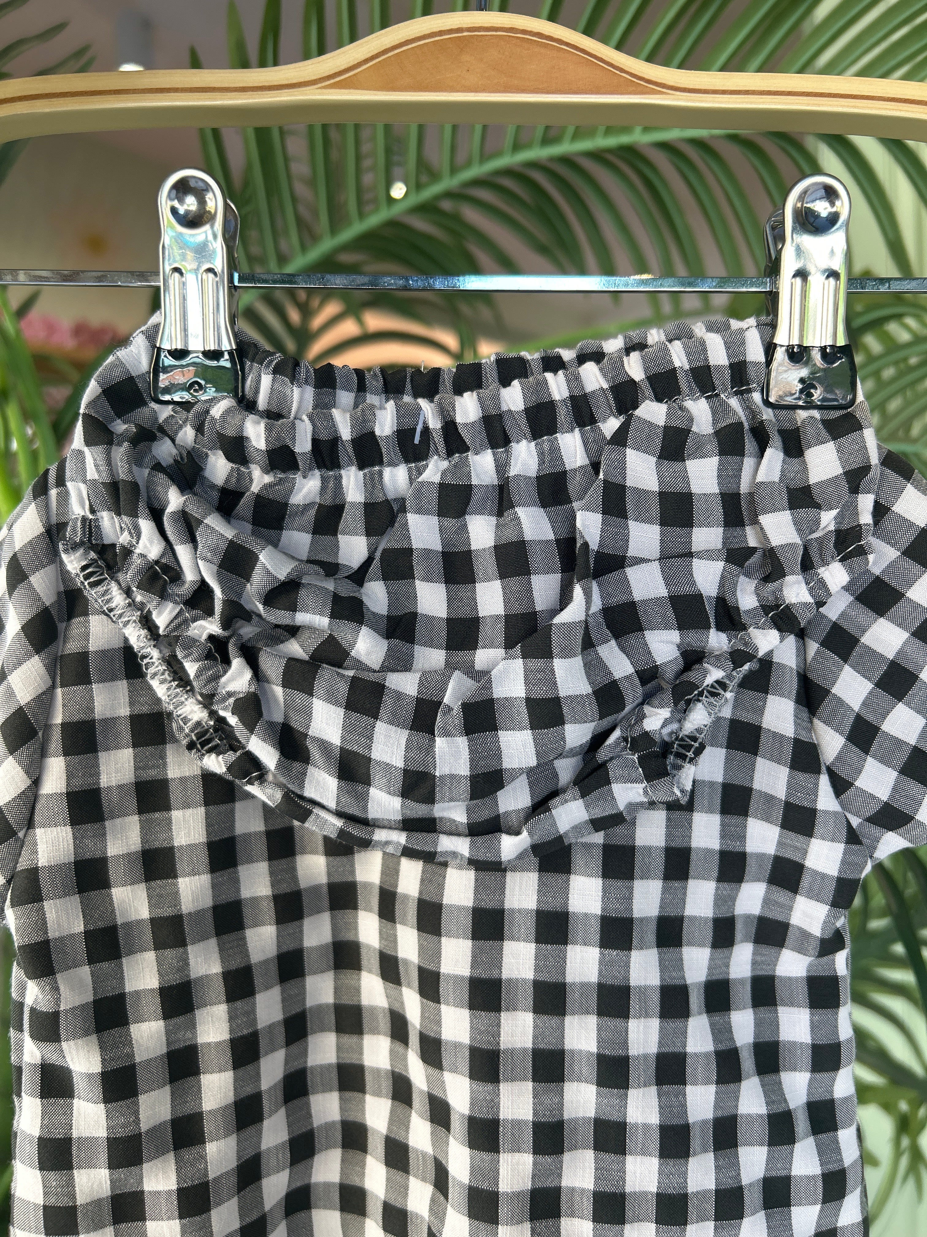 Conjunto vichy negro