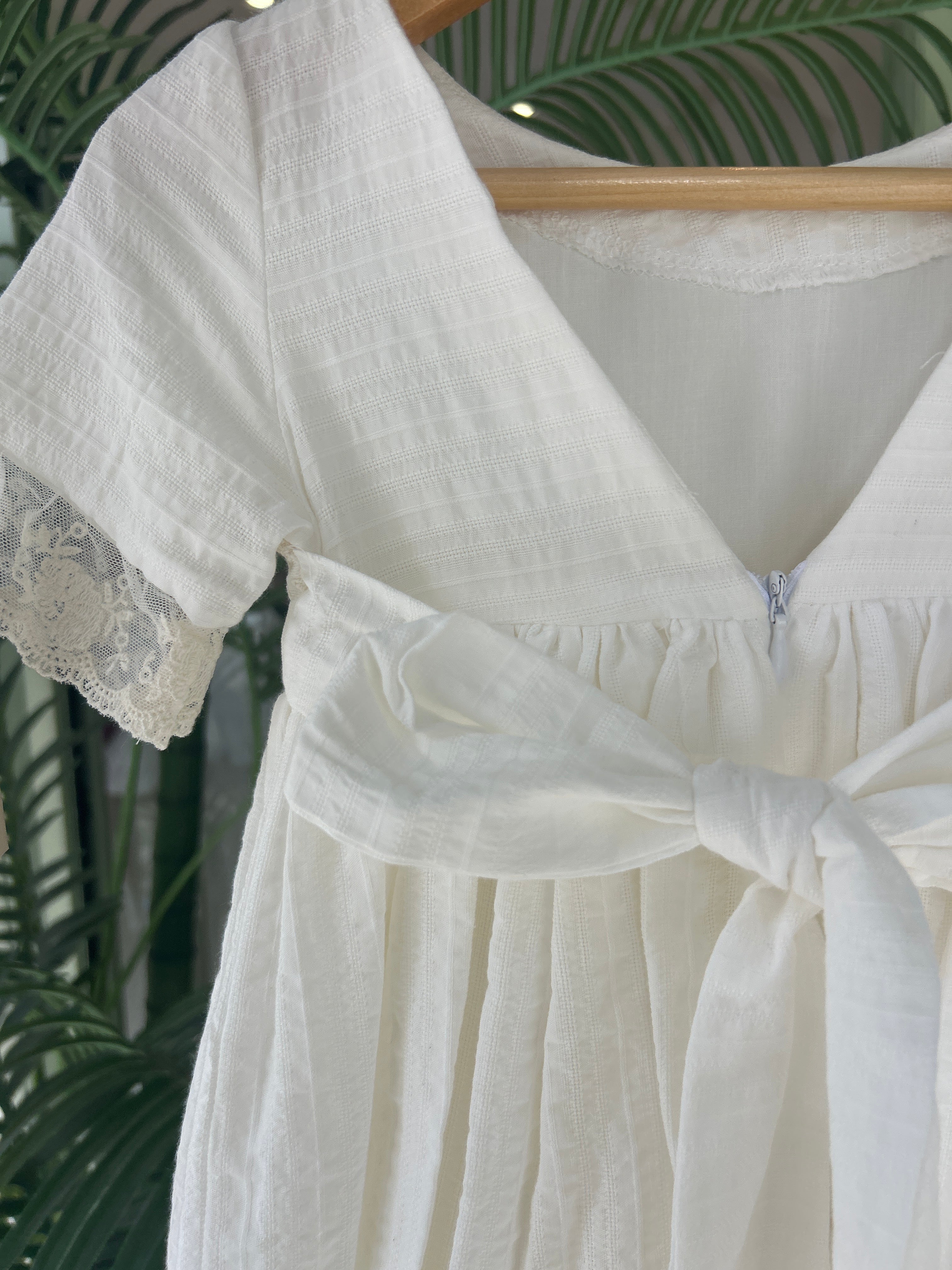 Vestido ceremonia beige