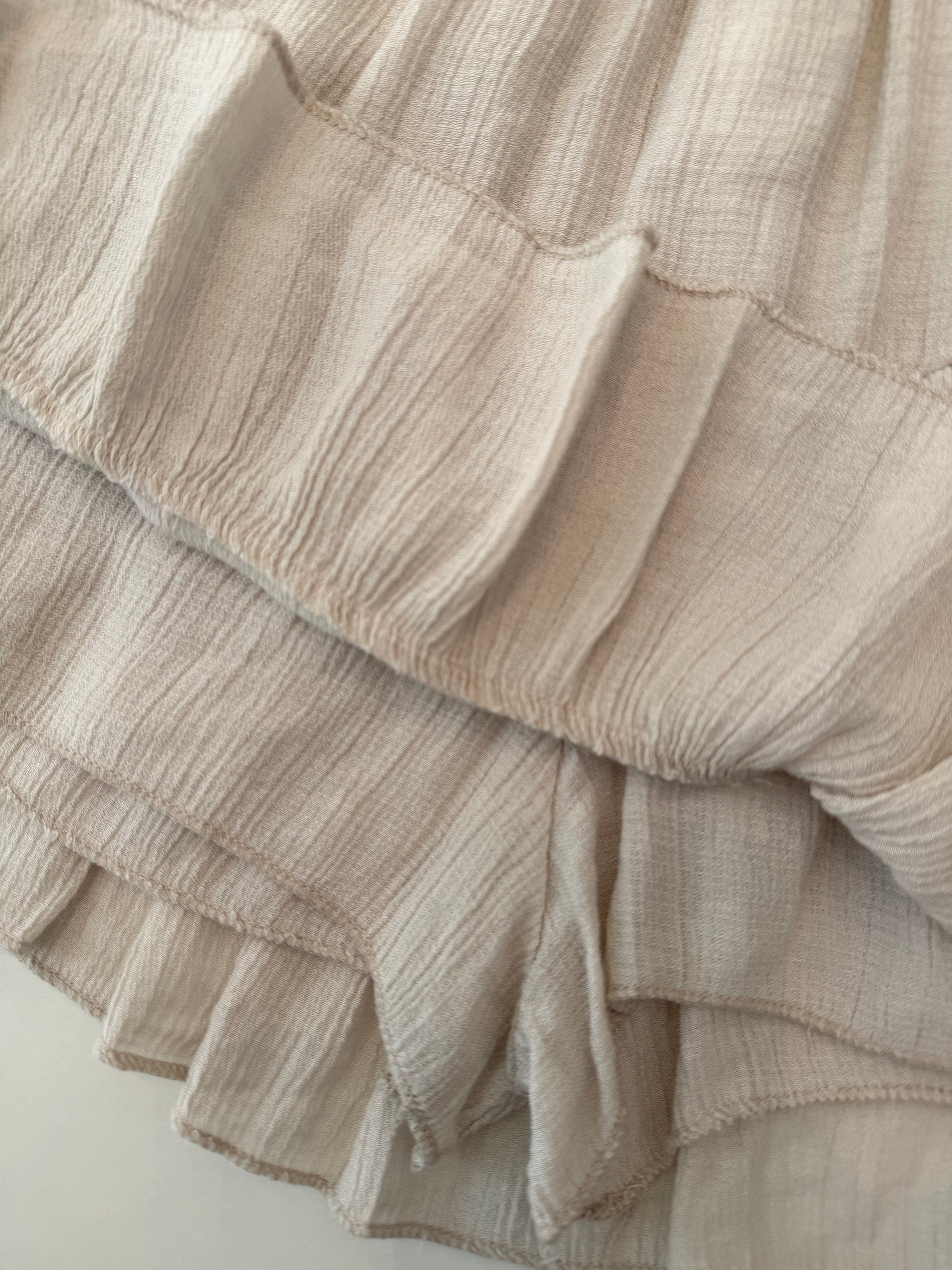 Falda pantalón tachuela camel