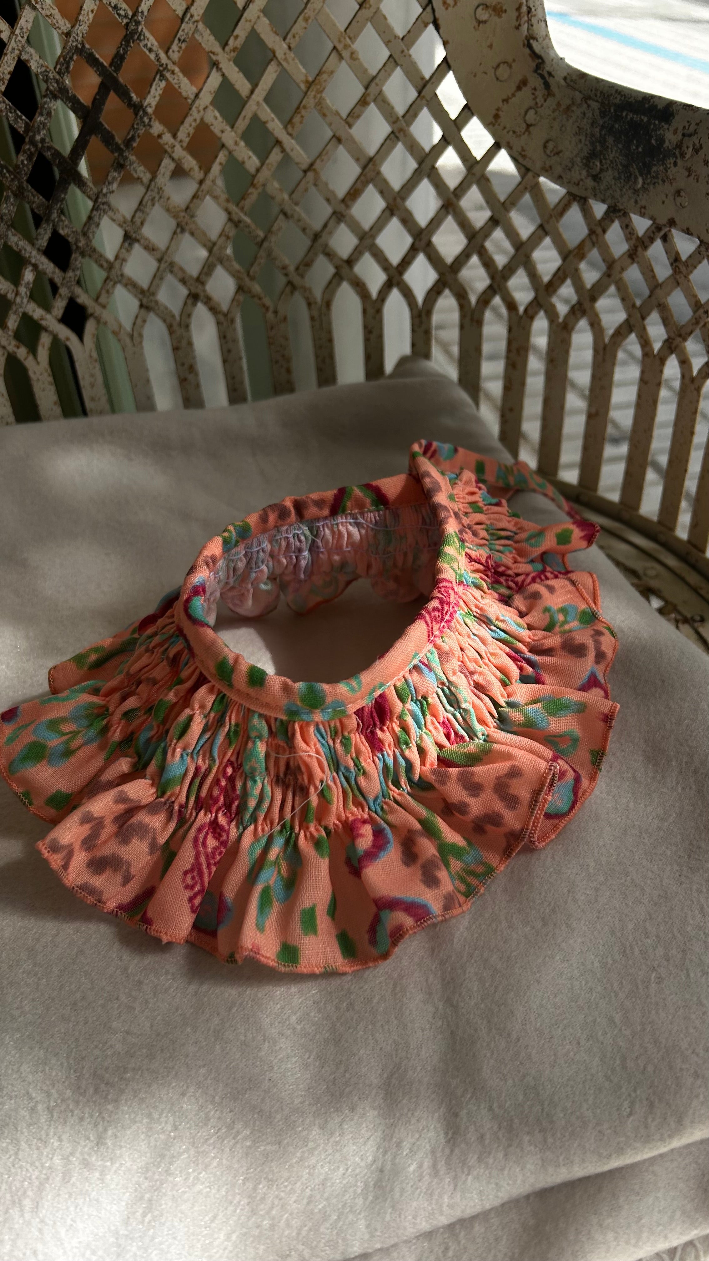 MAXI CUELLO NARANJA ESTAMPADO