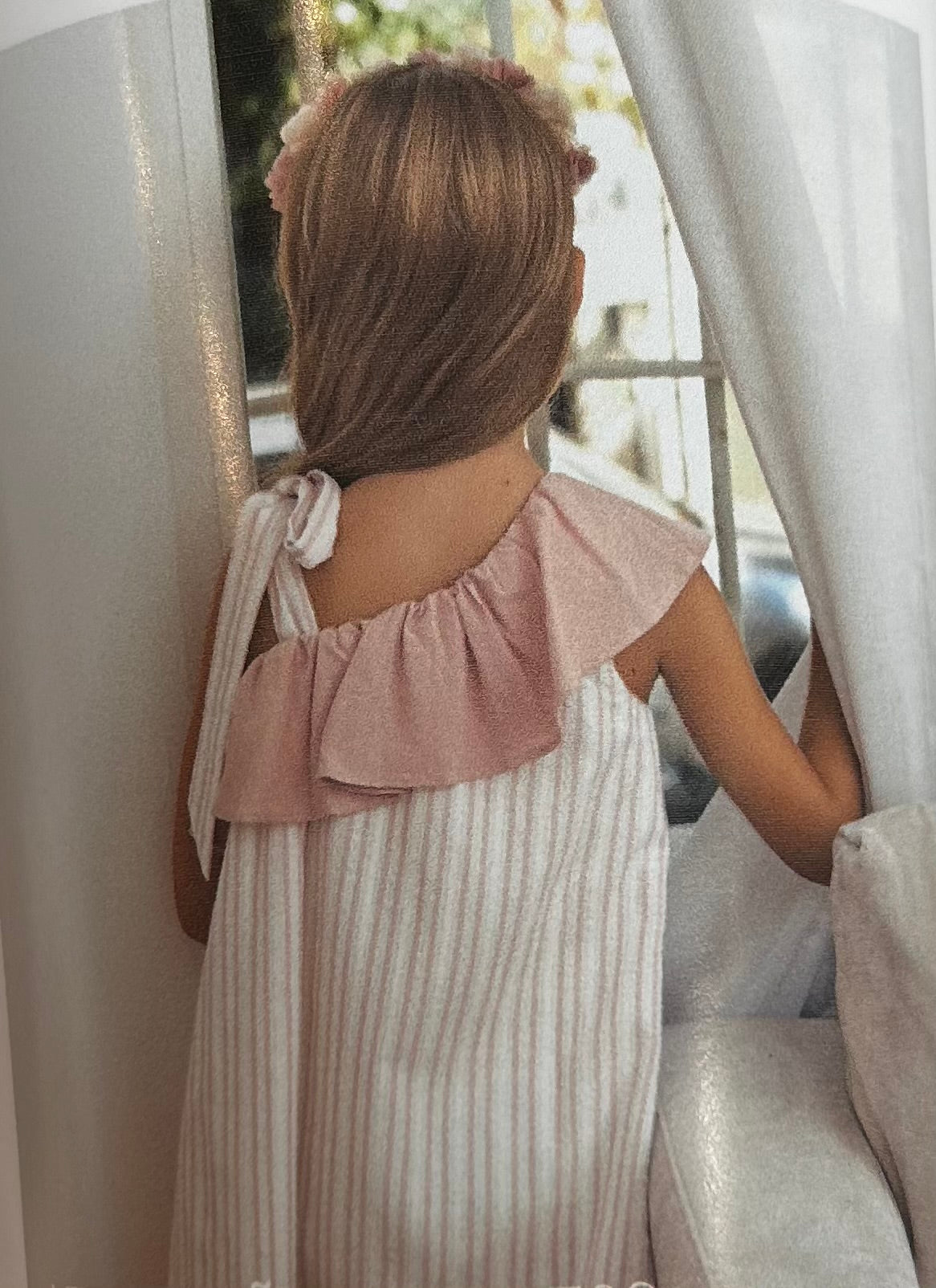 Vestido rayas rosas