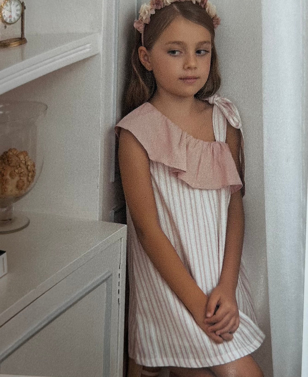Vestido rayas rosas