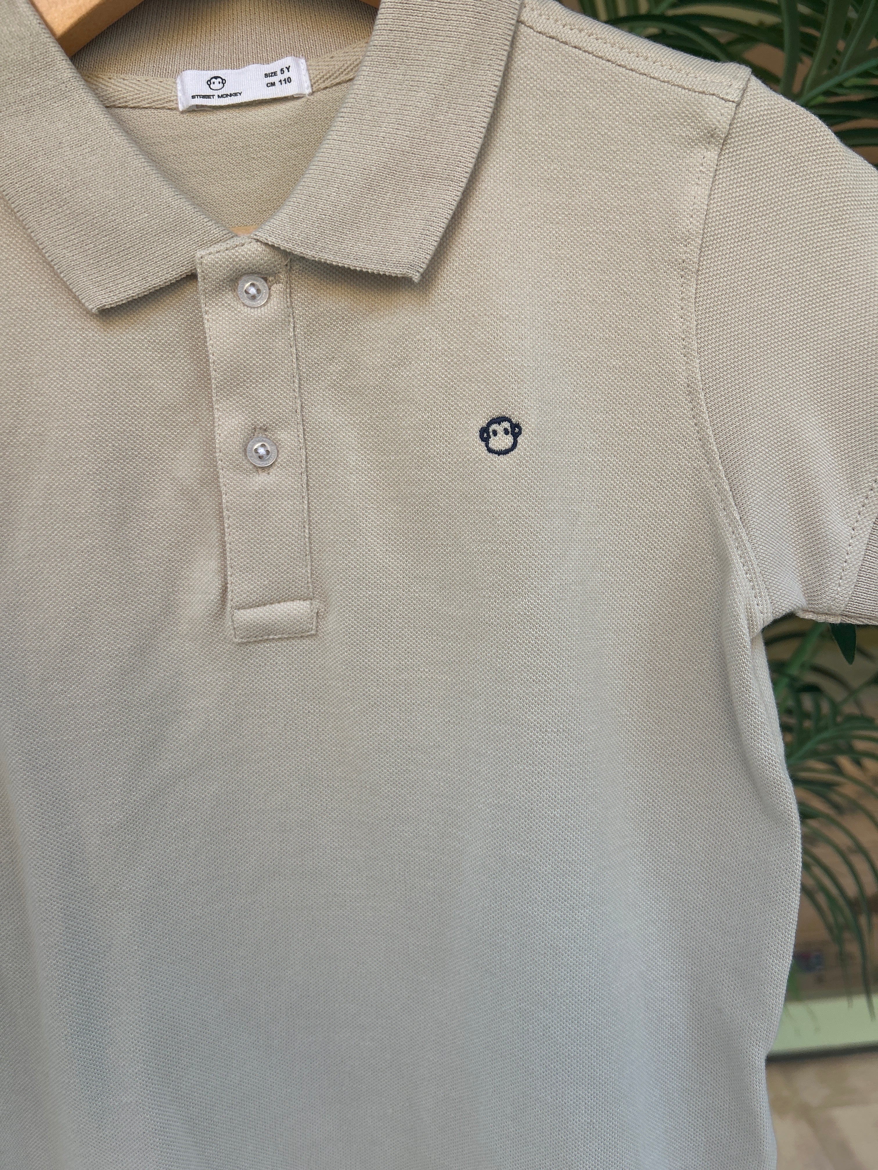 Polo beig mono