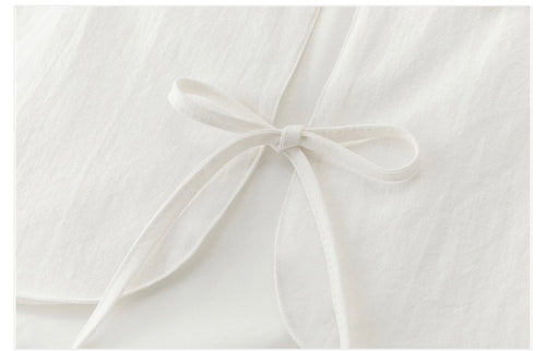 Blusa blanca lazo
