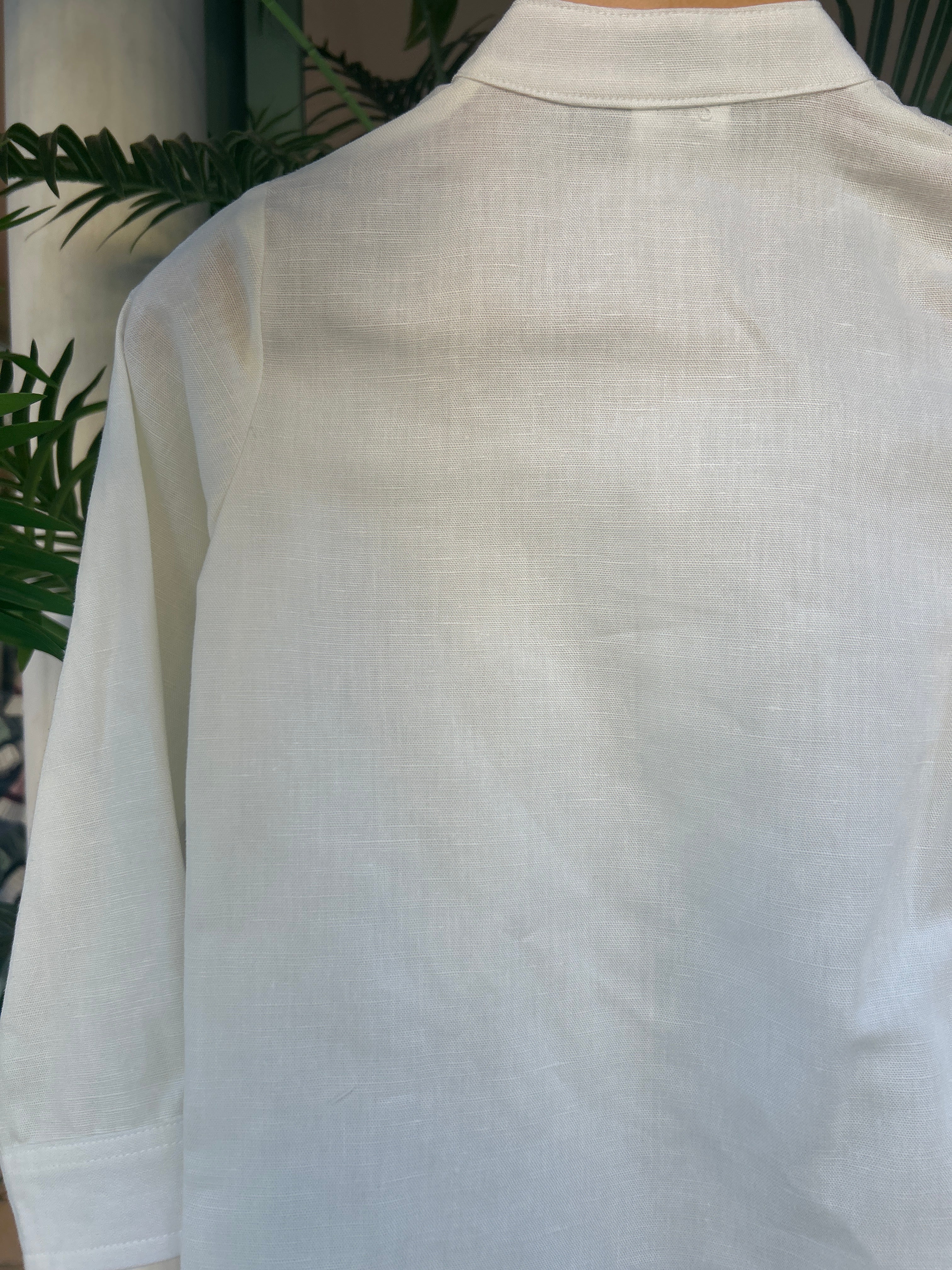Camisa lino blanca